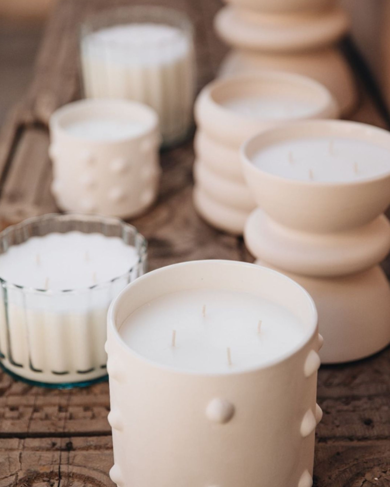 Candle ITTO White mat