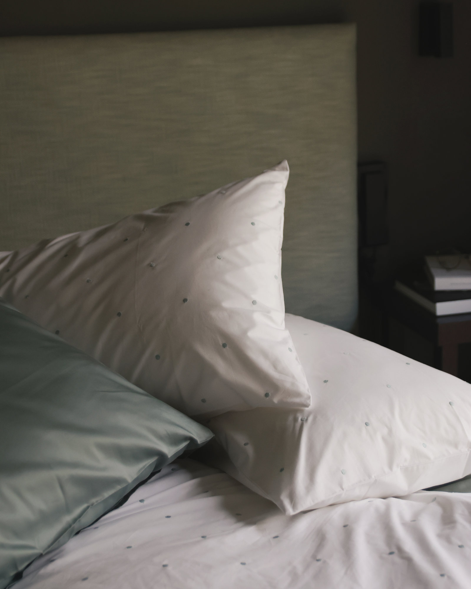 Pillowcase DOTS Mint