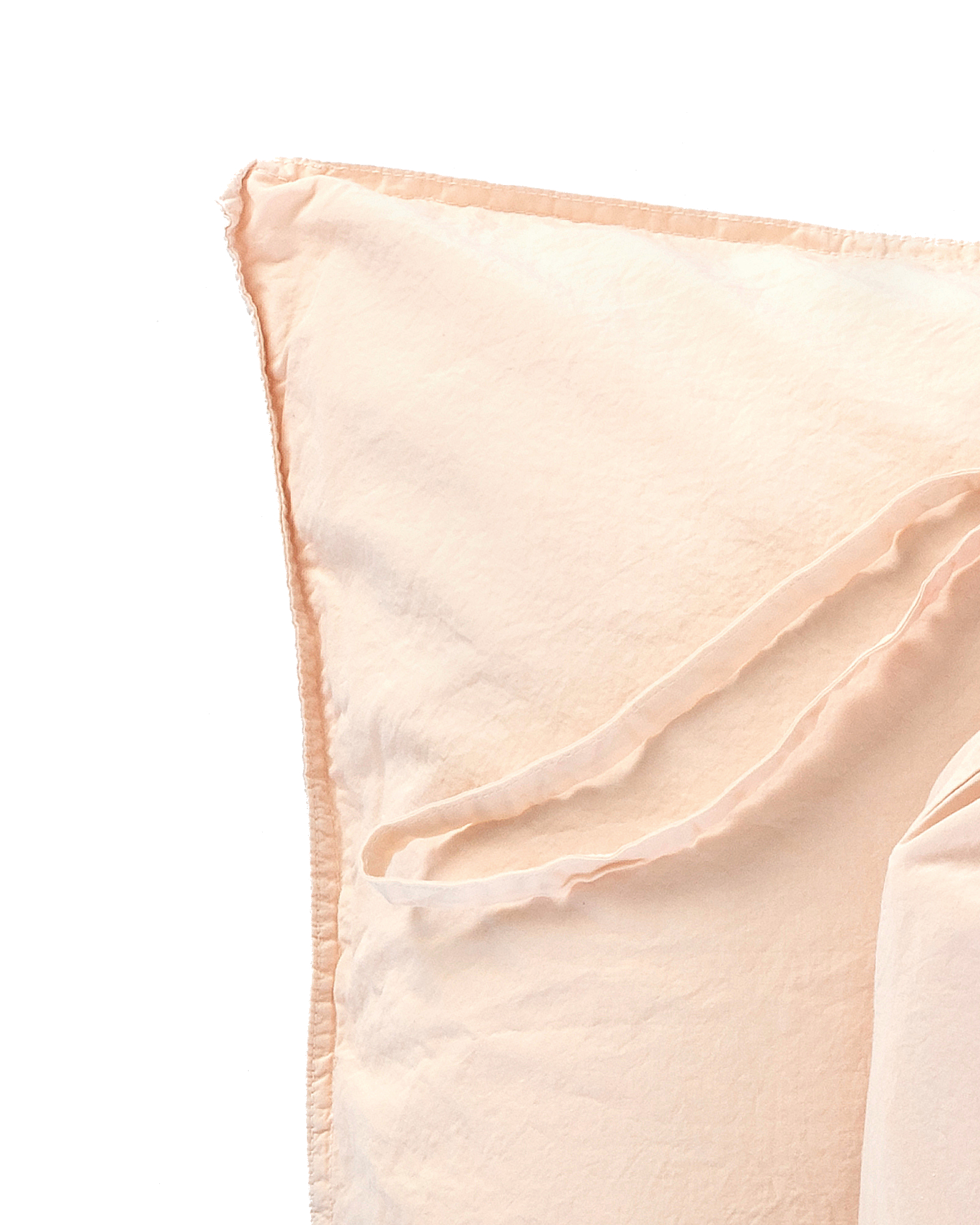 MARIE-MARIE - Pillowcase VINTAGE COTTON Tea rose - 50x75 cm - Tea rose