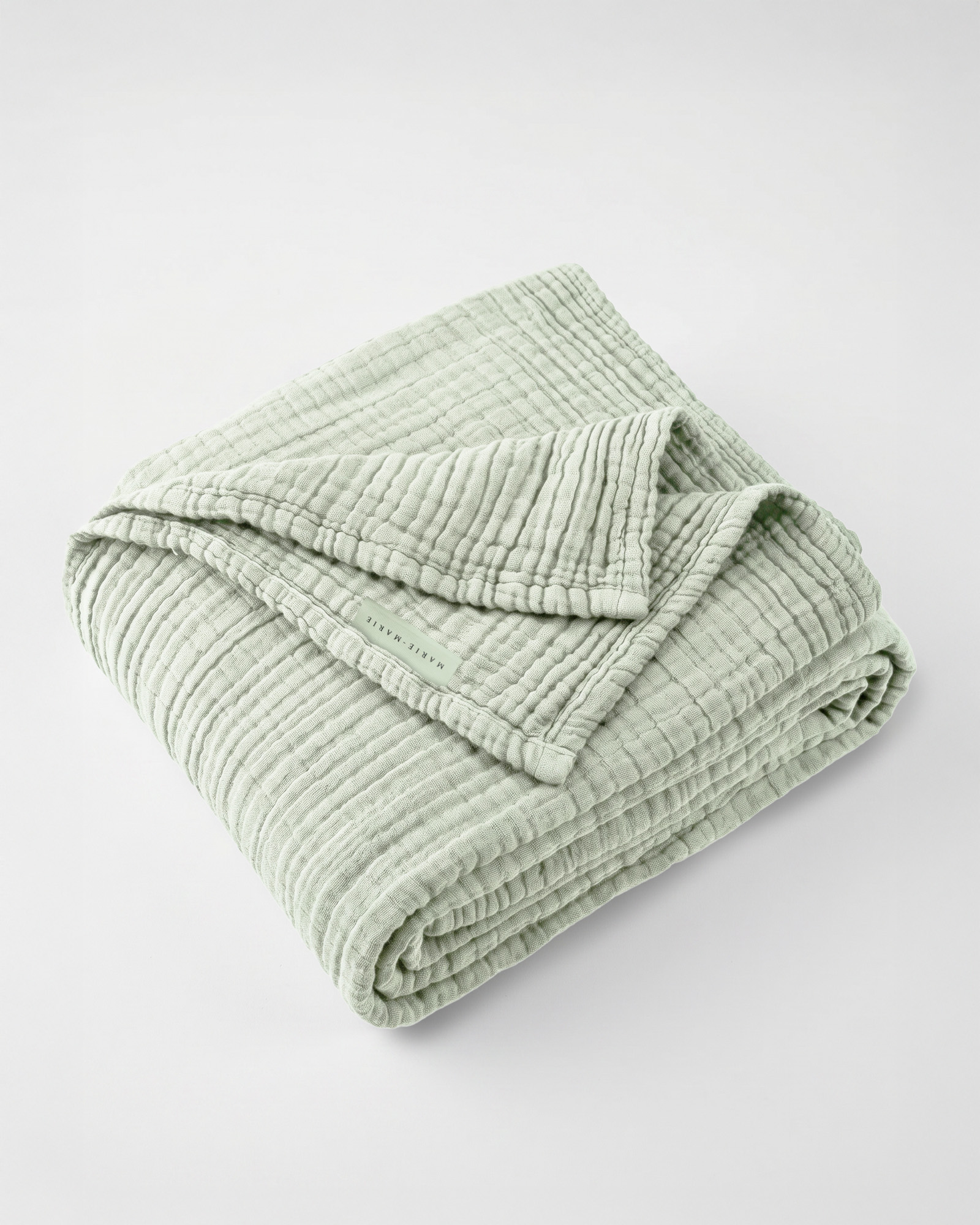 Couvre-lit VINTAGE COTTON Green tea