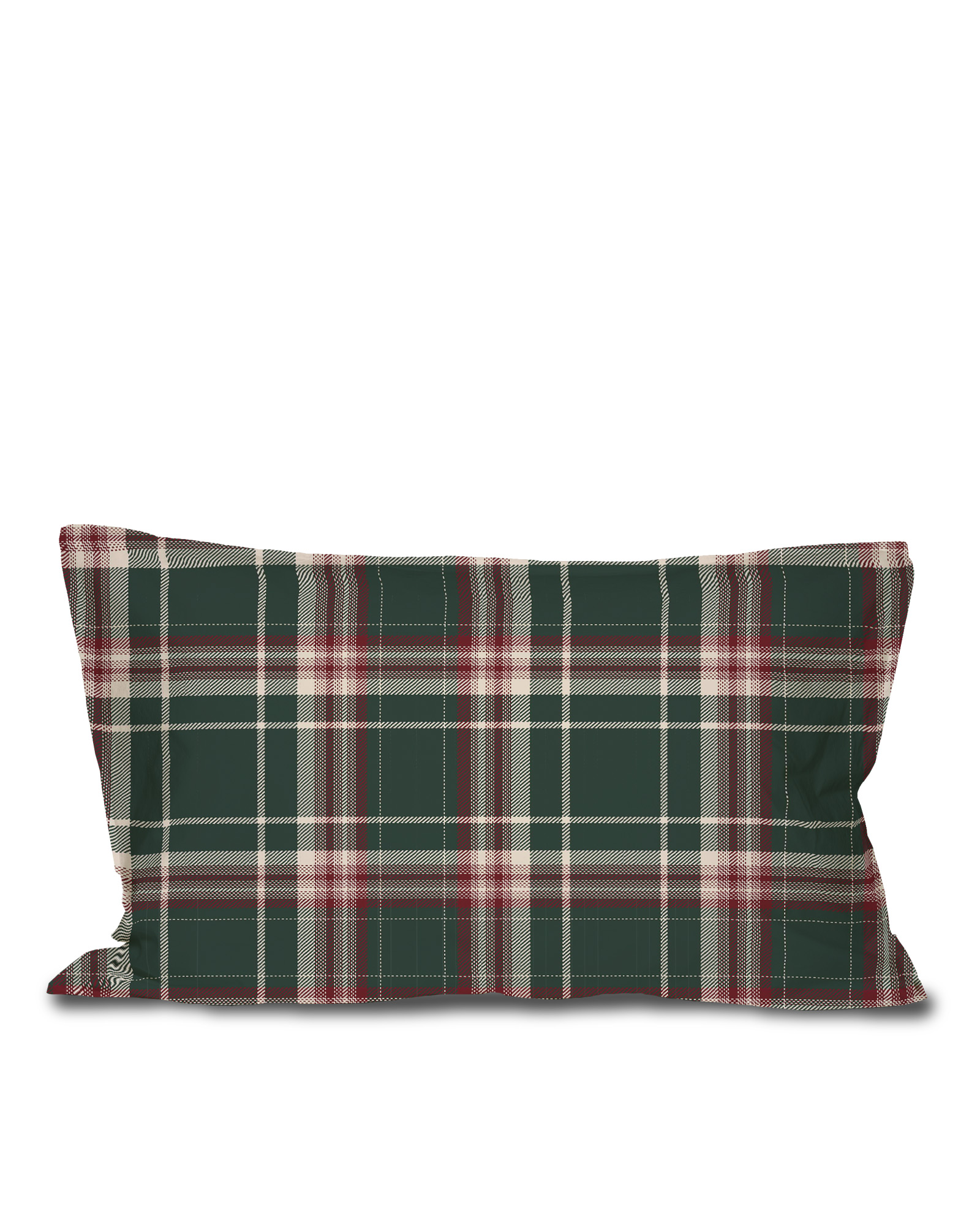 Pillowcase TARTAN FLANEL Dark Green