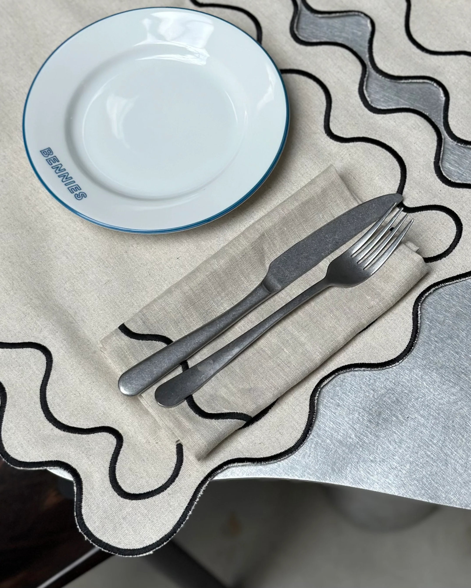 Serviette WAVY Beige