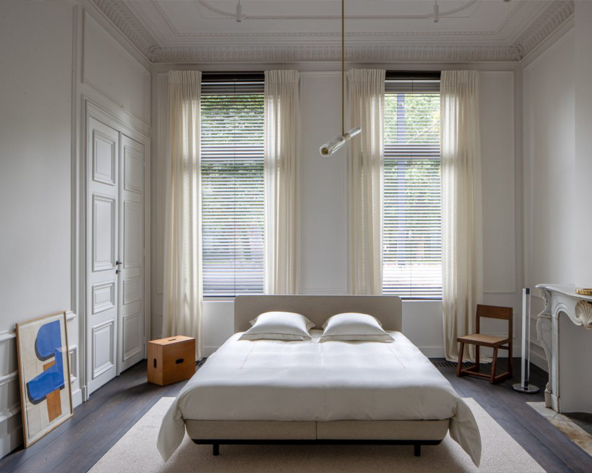 Nill Spring - Boxspring CURVO (excl. mont.) Fabric Group K - 200x220 - Fabric Group K