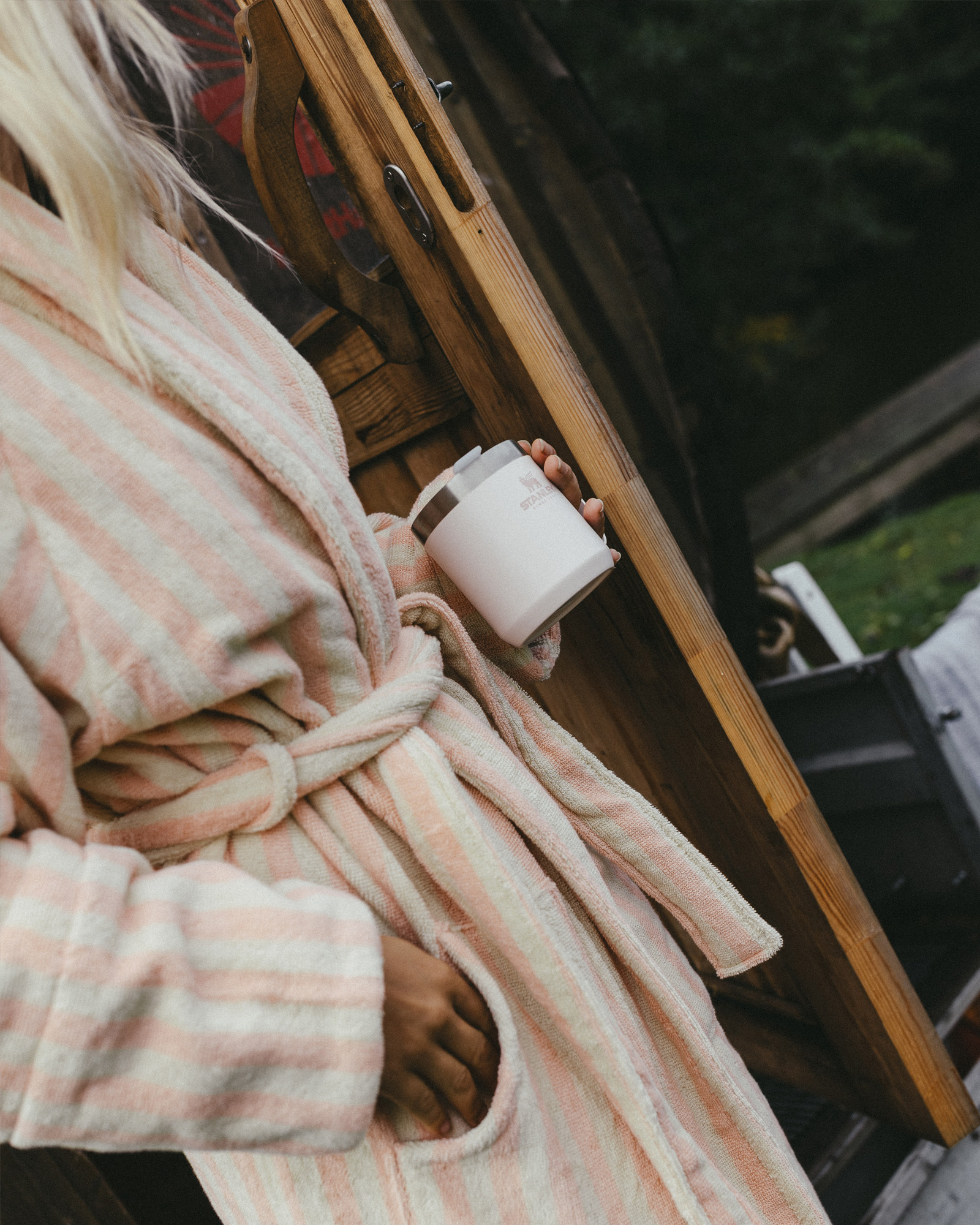 Bathrobe NARAM Tropical & Creme