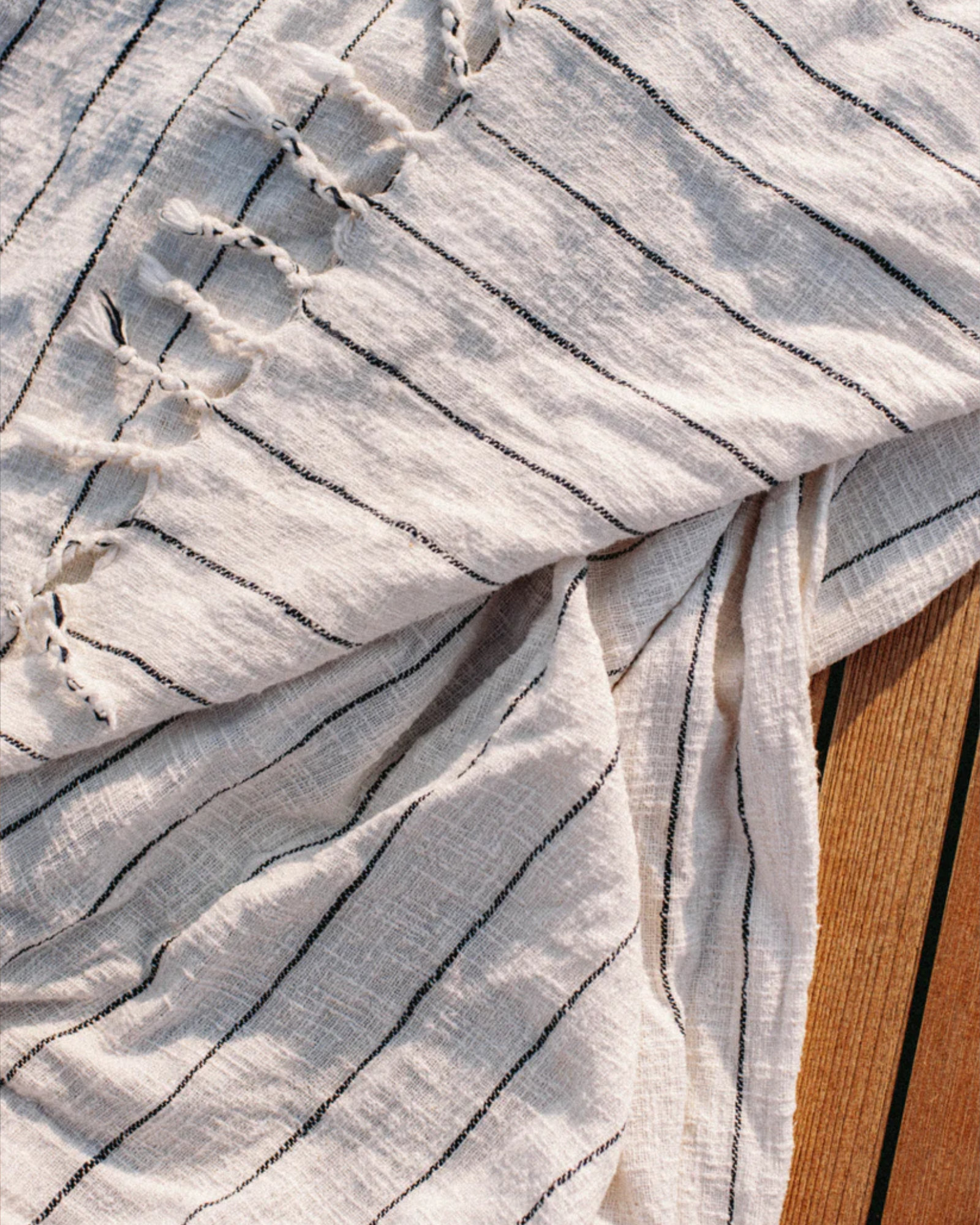 Strandlaken SURO Natural/navy