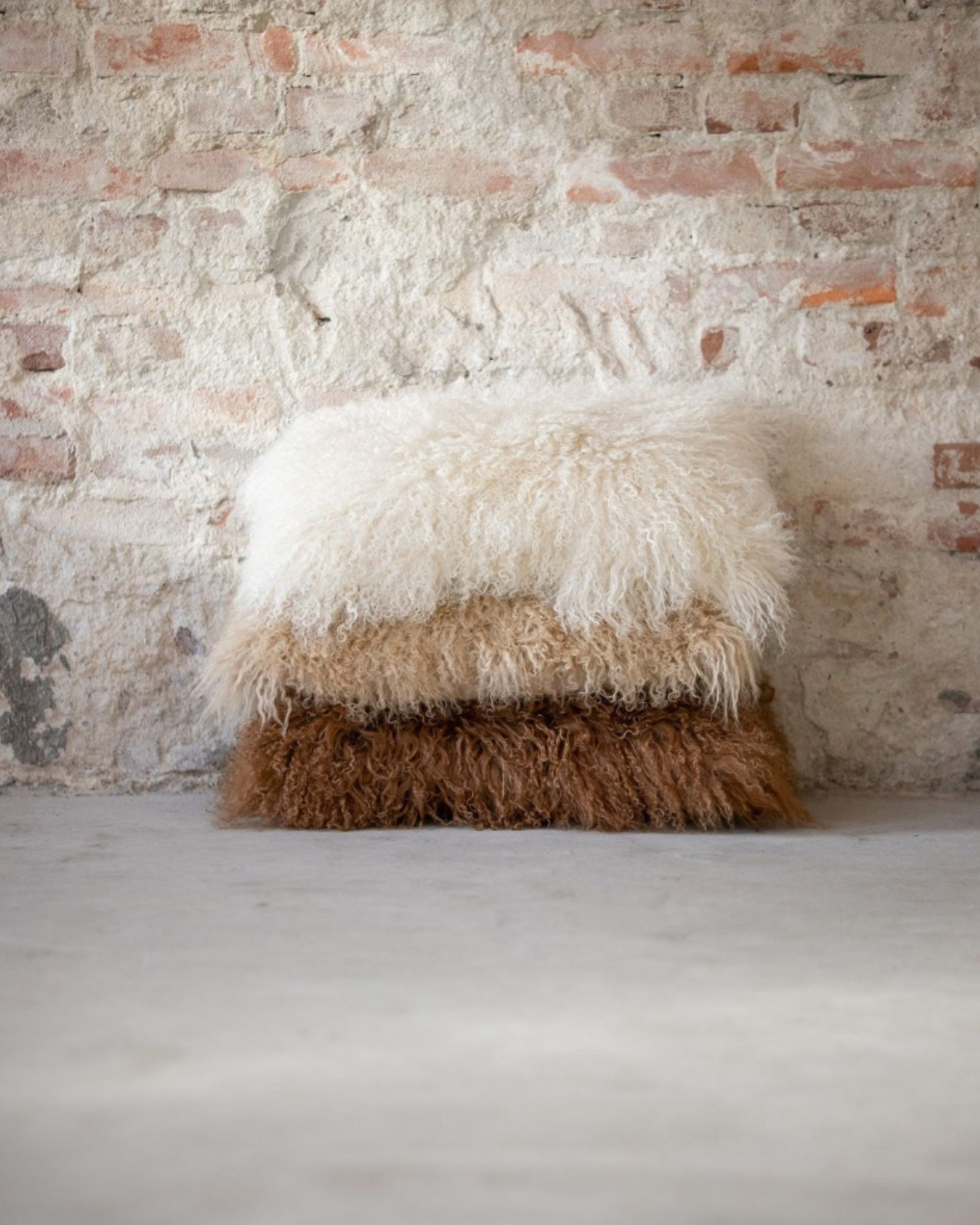 Coussin TIBET Vintage Blue