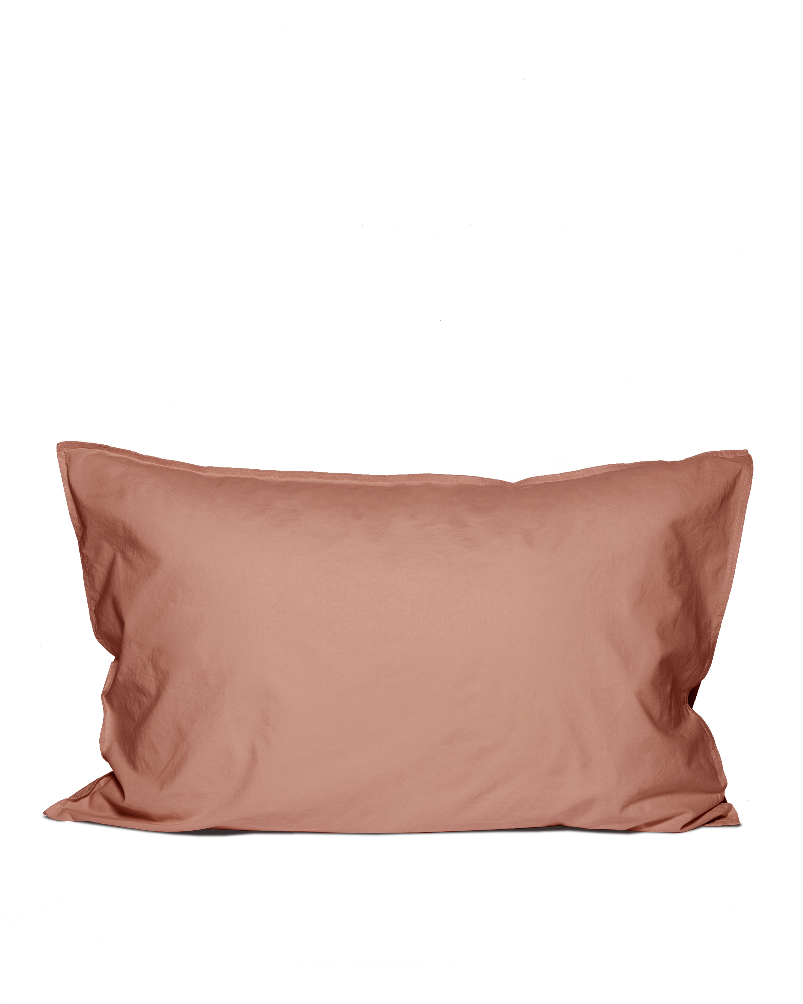MARIE-MARIE - Taie d'oreiller VINTAGE COTTON Rosewood - 50x75 cm - Rosewood
