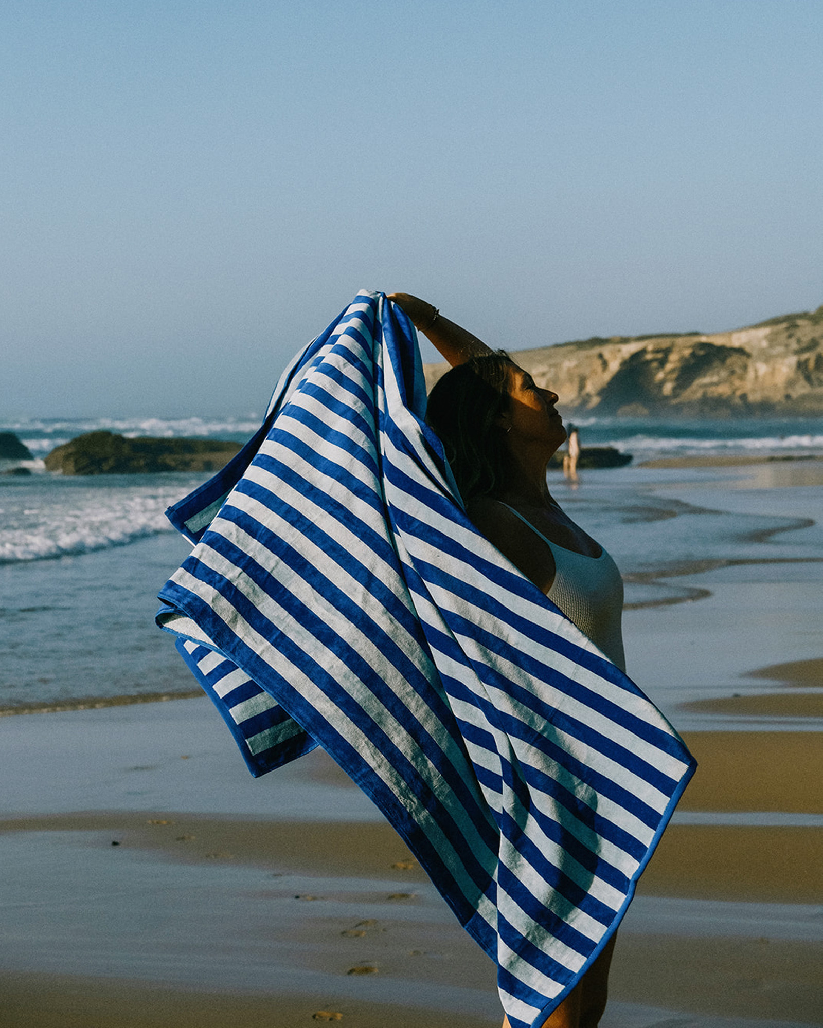 Strandlaken CABANE Mykonos Blue/Atlantic