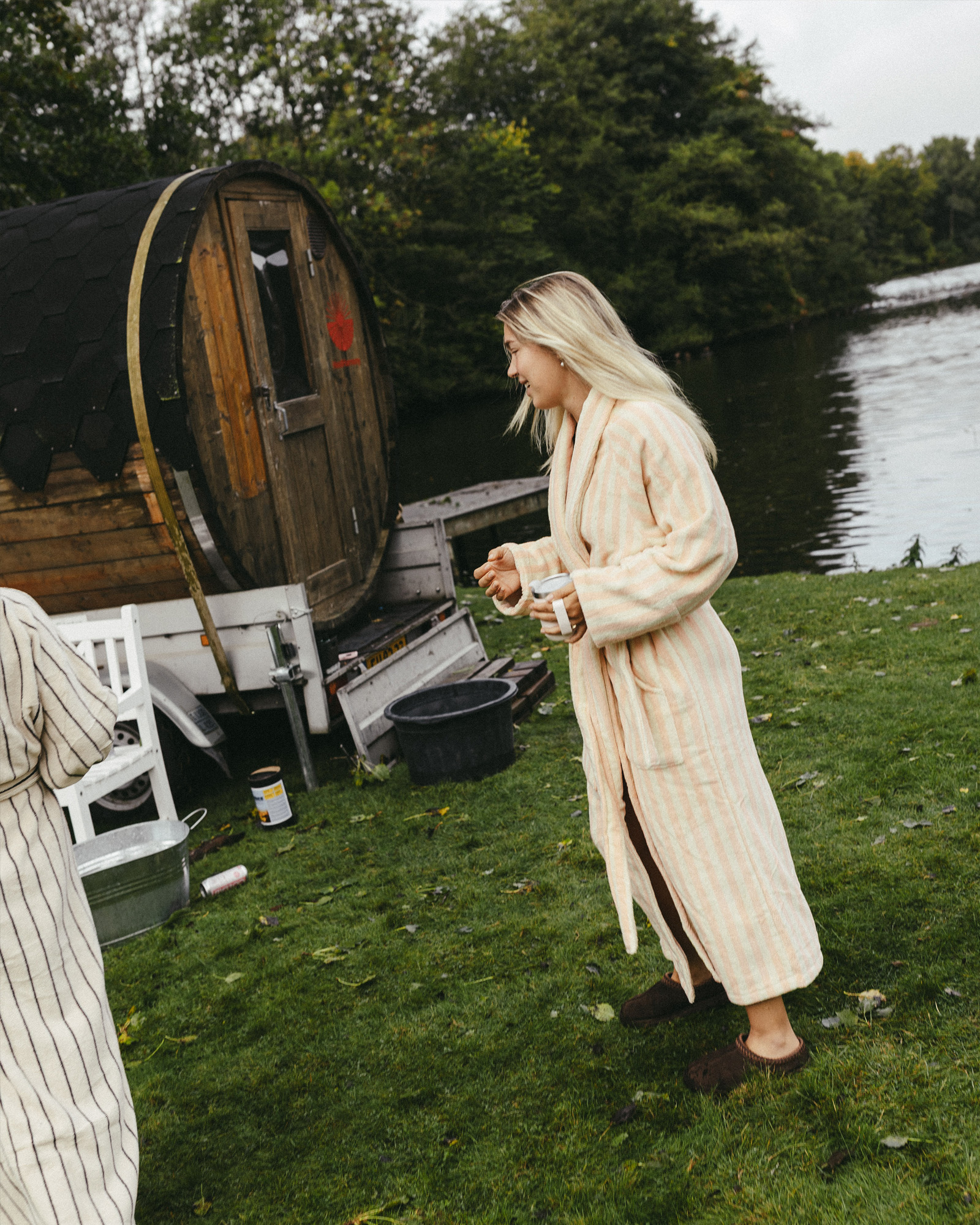 Bathrobe NARAM Tropical & Creme