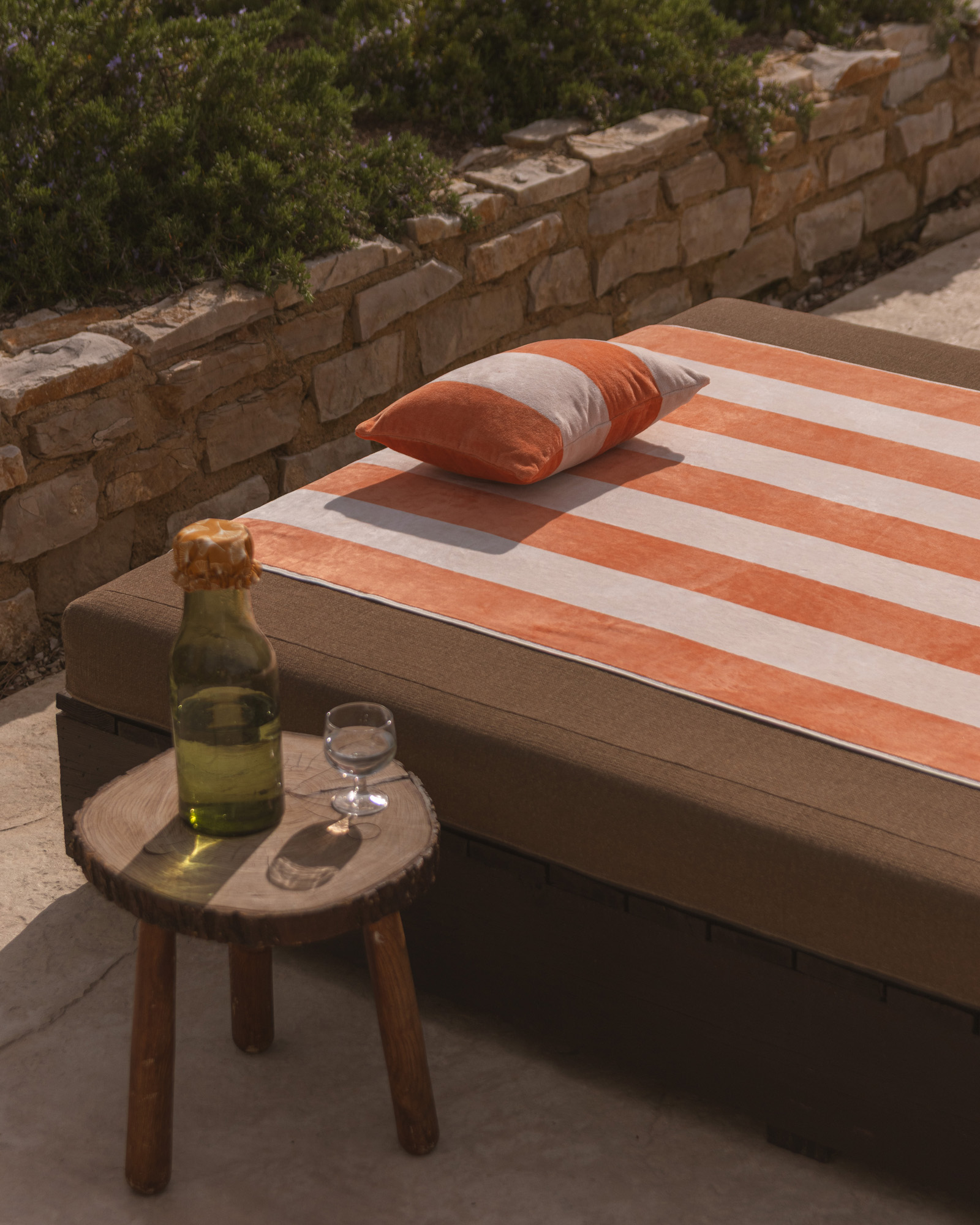 Beach towel PLACE RESERVEE Peach 