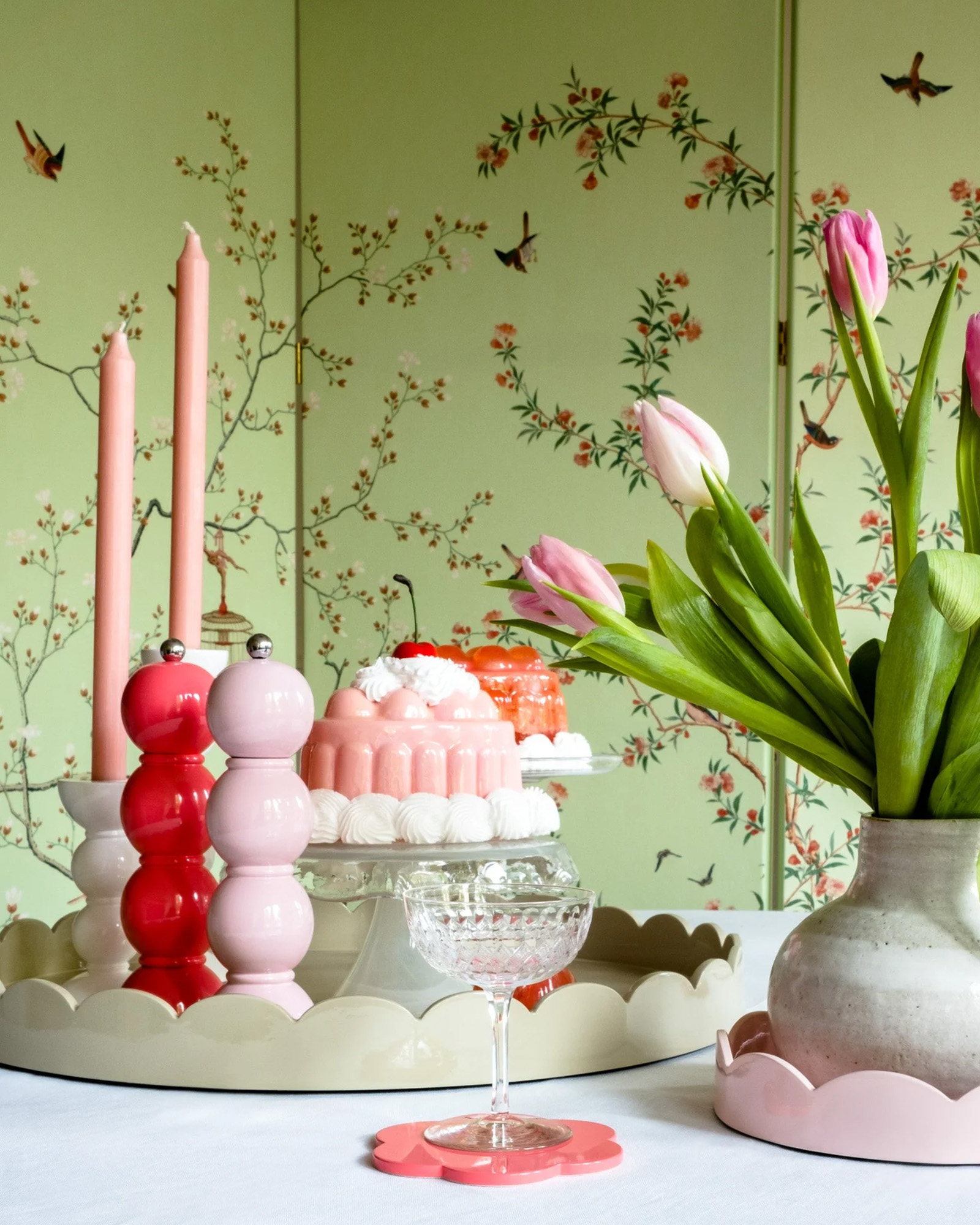 Peper- of zoutmolen BOBBIN Pink