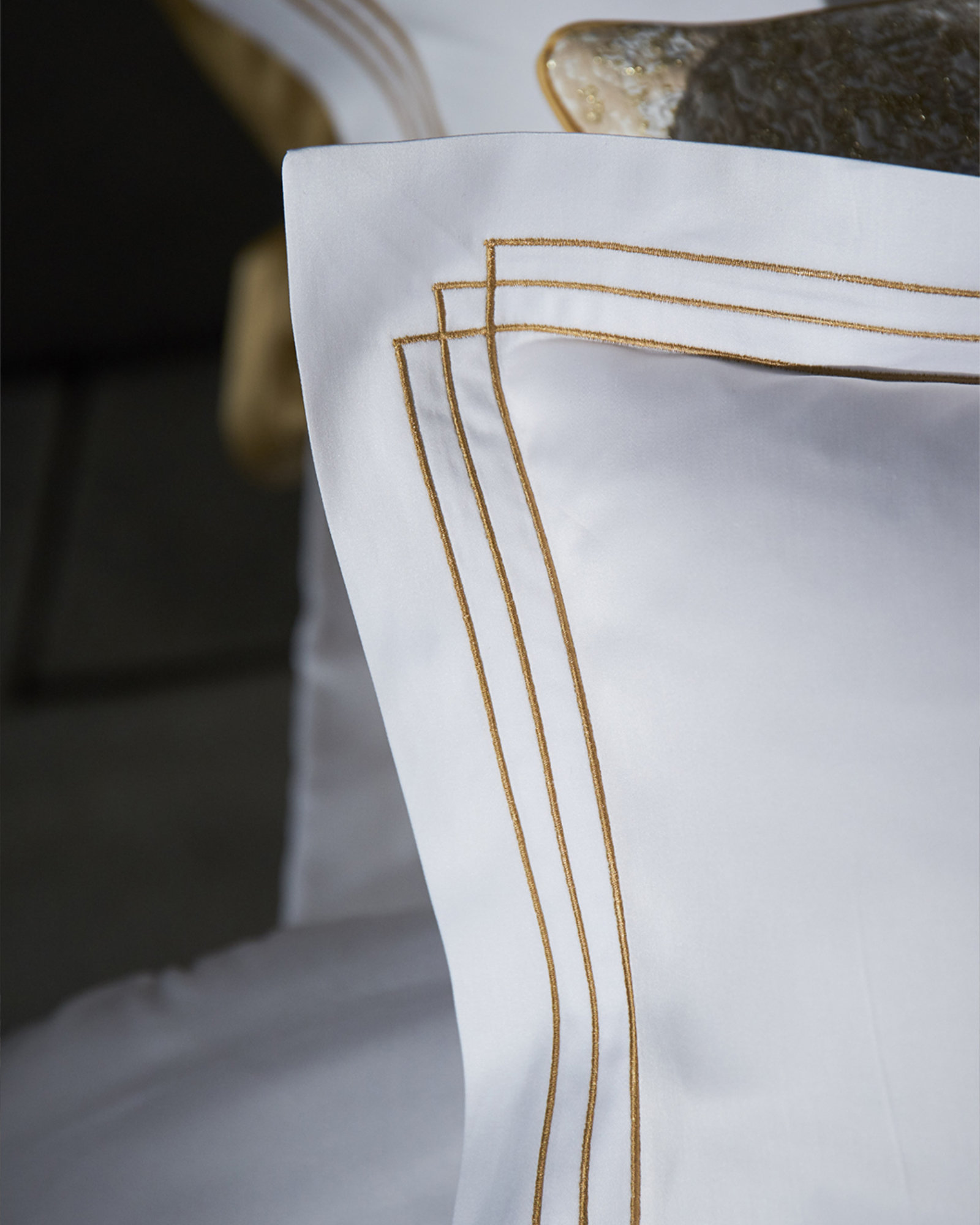 Bed linen set QUADRA Gold