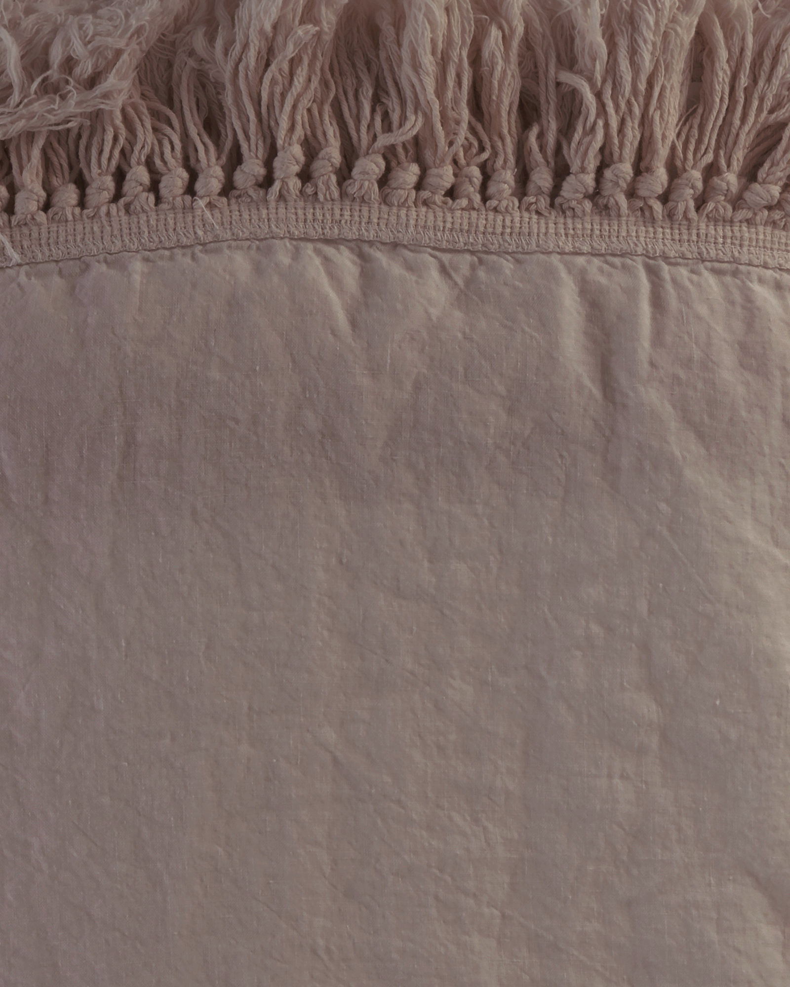 Bedsprei Franje LINEN STORIES Wood