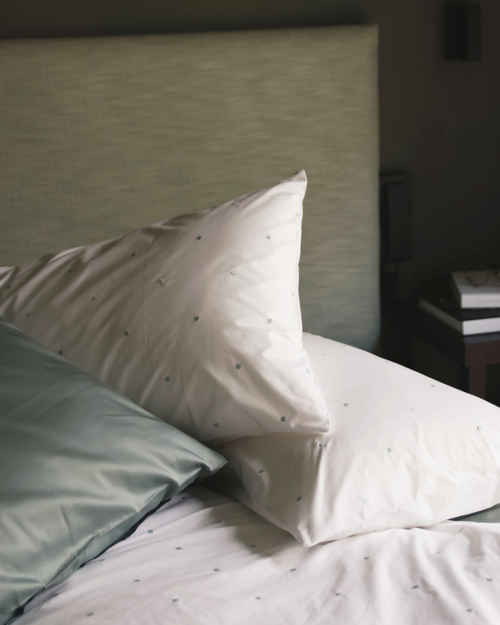 Bed linen set DOTS Mint