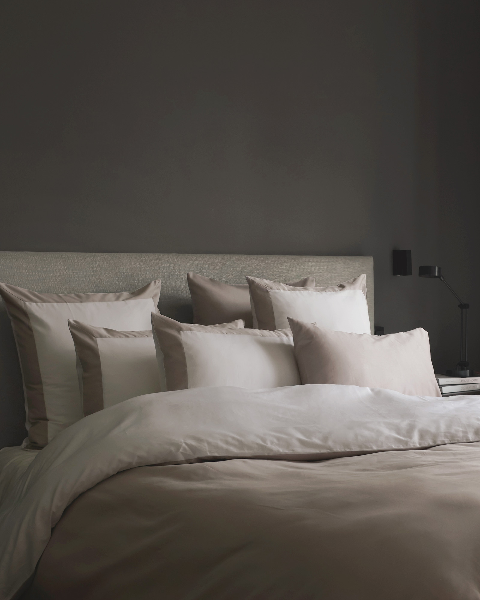 Taie doreiller LIMOGES White/Linen