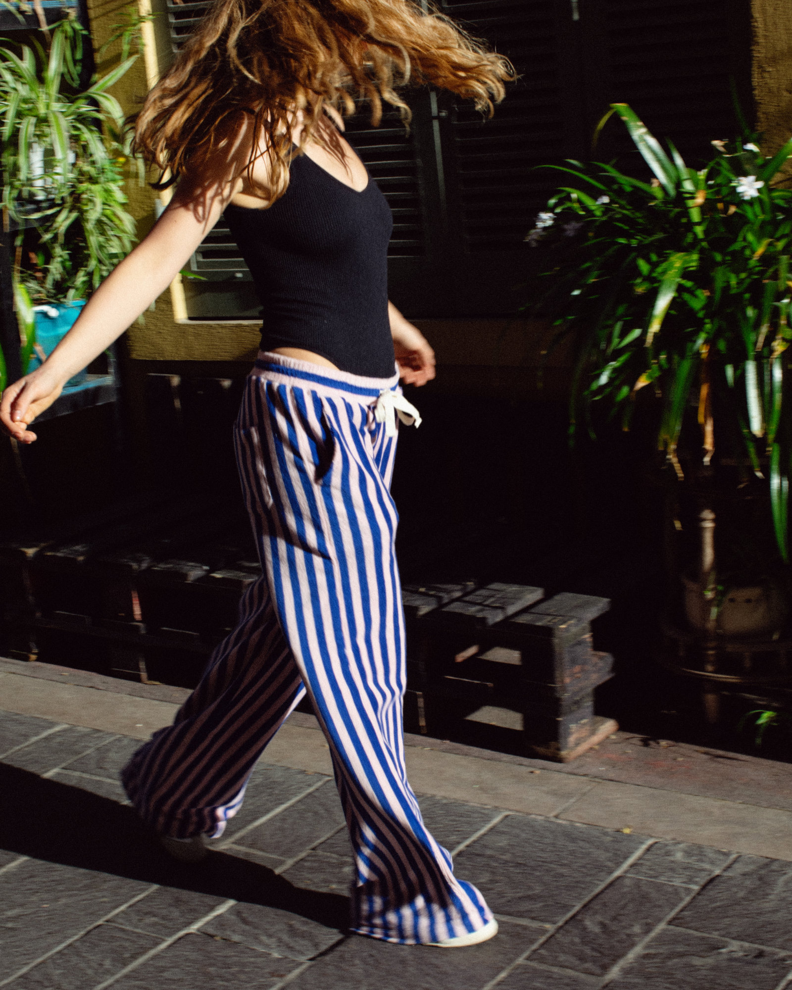 Pants NARAM Dazzling blue & rose