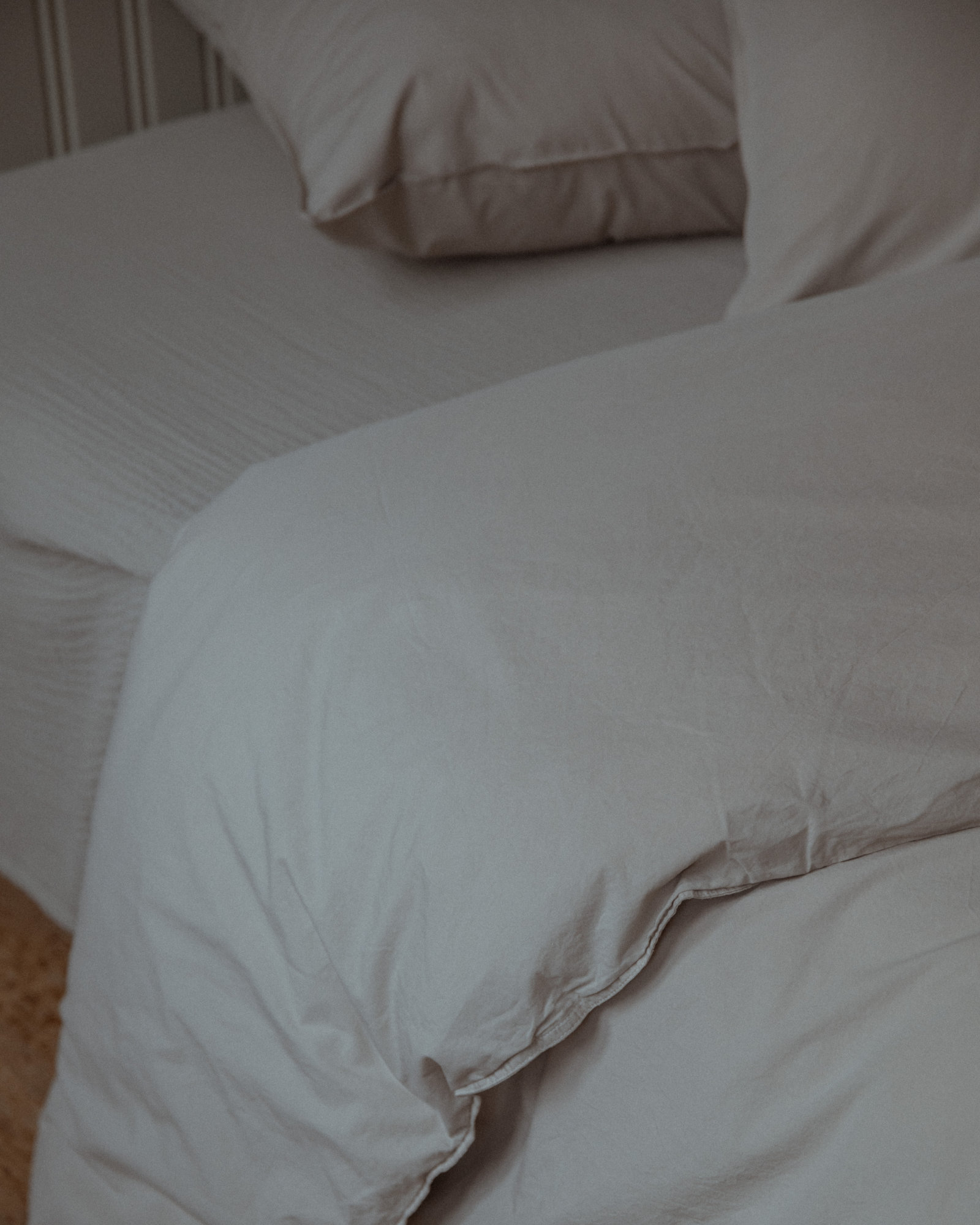 MARIE-MARIE - Bed linen set VINTAGE COTTON Granola - 140x220 cm + 1 sloop 65x65 cm - Granola