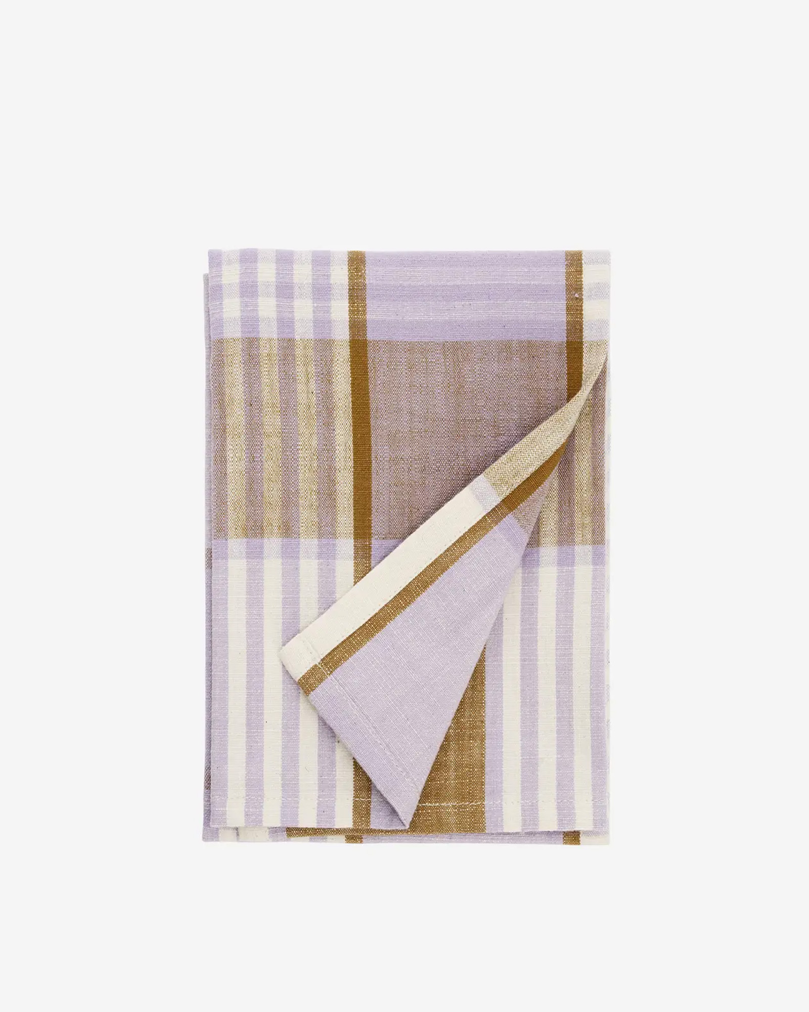 Keukenhanddoek CHECKED Lilac, caramel, off white