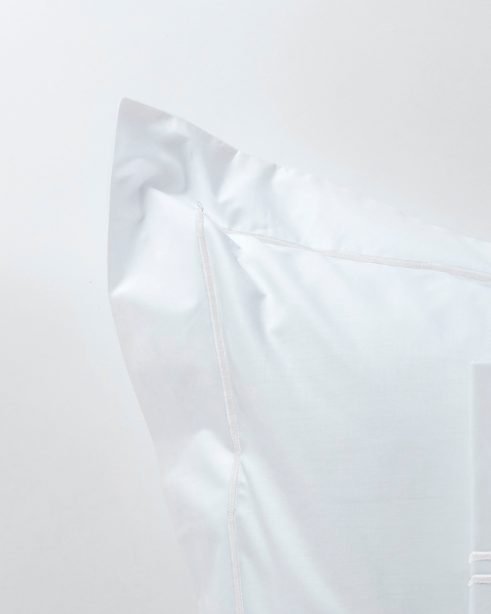 MARIE-MARIE - Pillowcase OXFORD White - 50x75 cm - White
