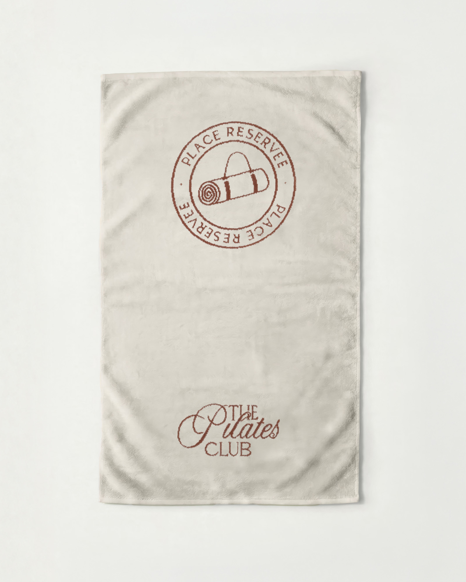 Sporthanddoek PILATES CLUB Ecru/Tan