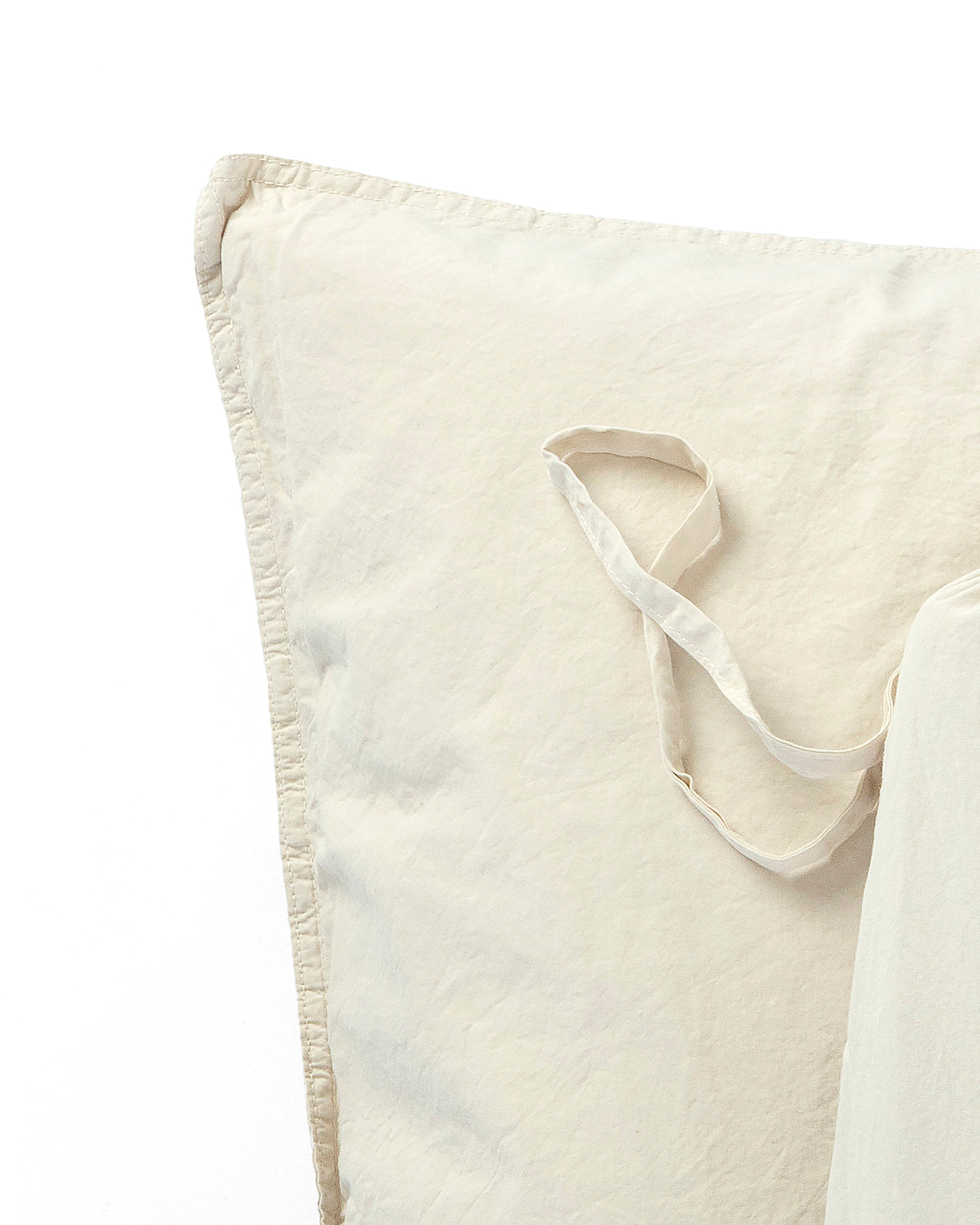 MARIE-MARIE - Pillowcase VINTAGE COTTON Oatmeal - 65x65 cm - Oatmeal