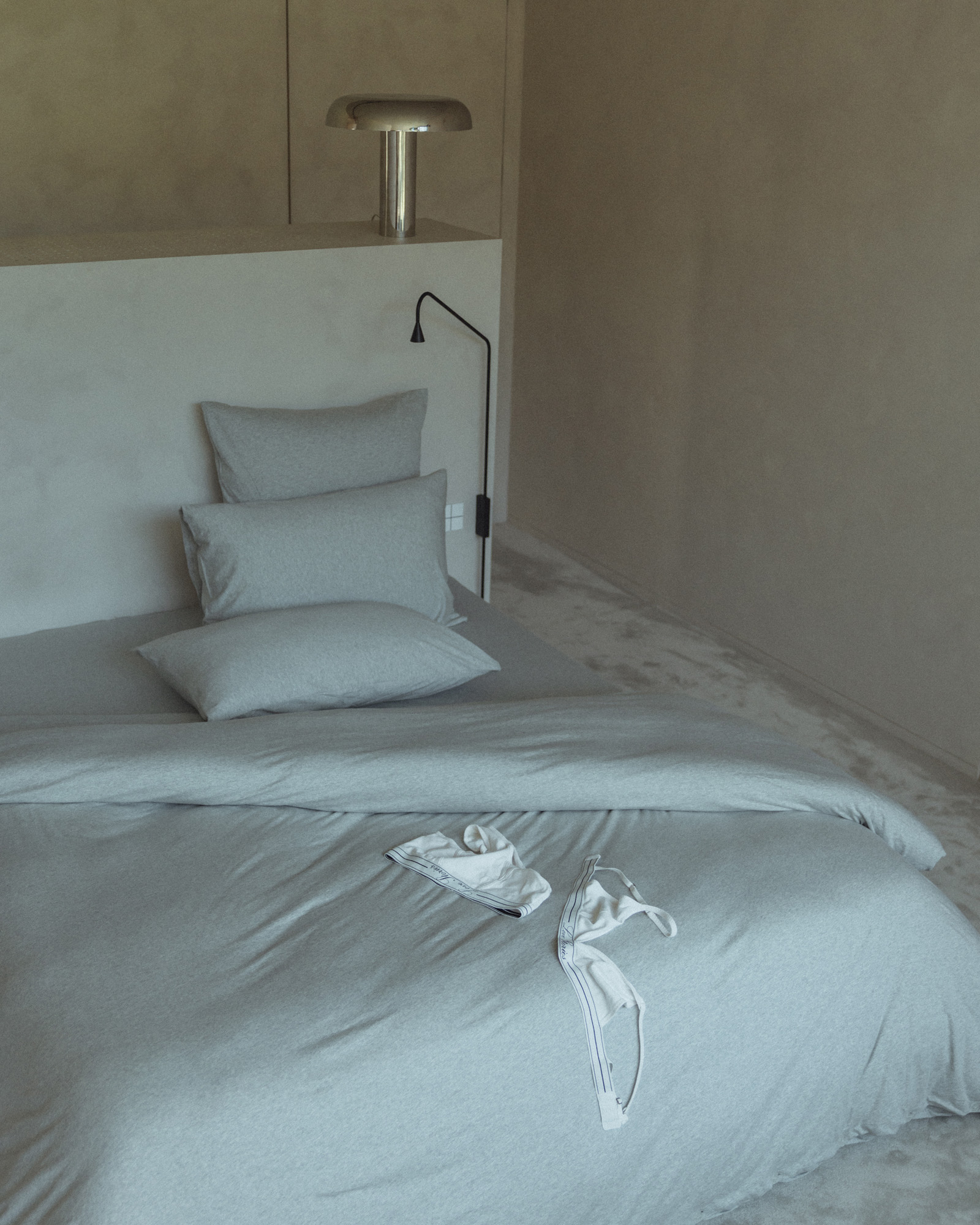 Drap housse SUNDAY JERSEY Grey melange