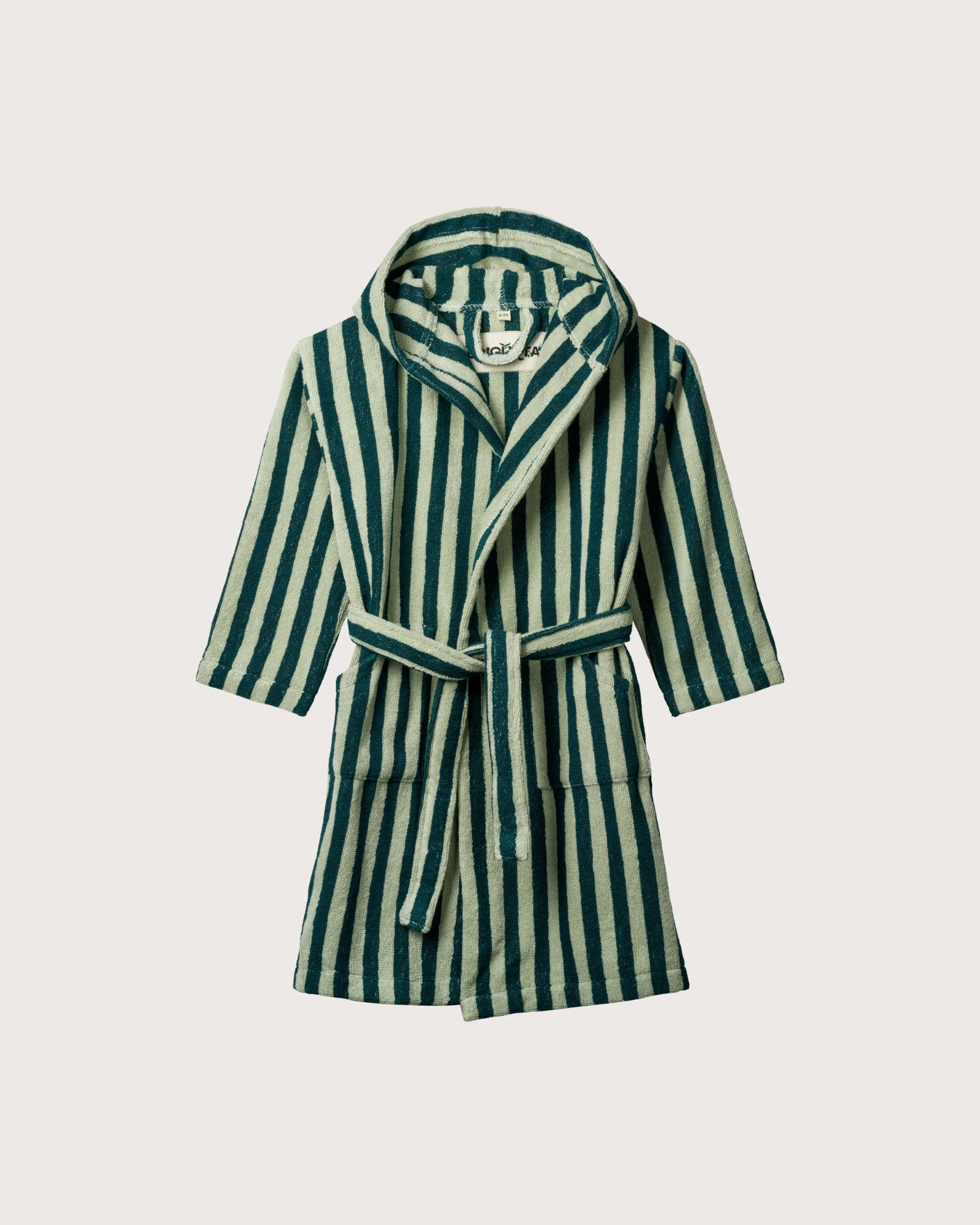 Bathrobe kids NARAM Seafoam & deep teal