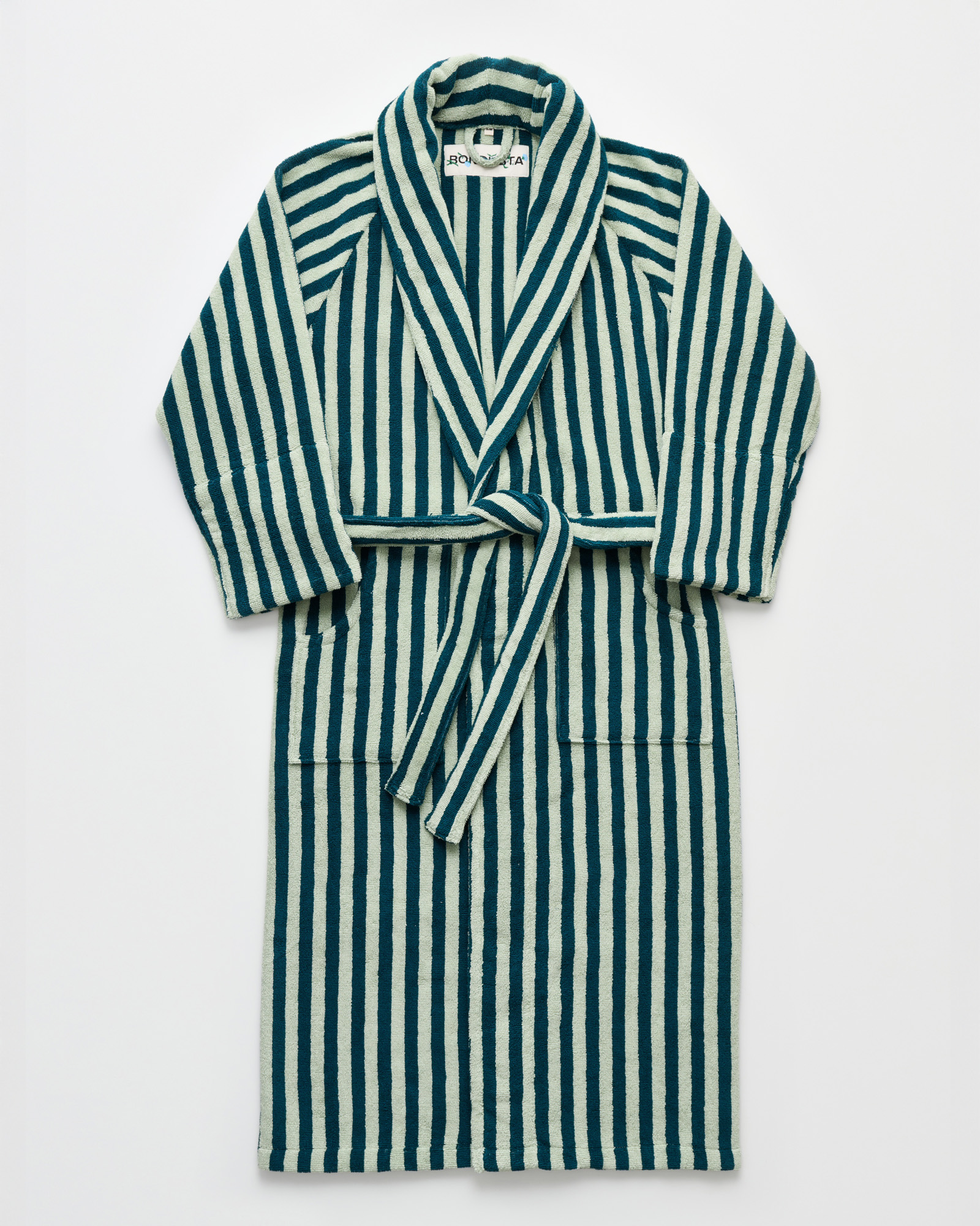 Bathrobe NARAM Seafoam & deep teal