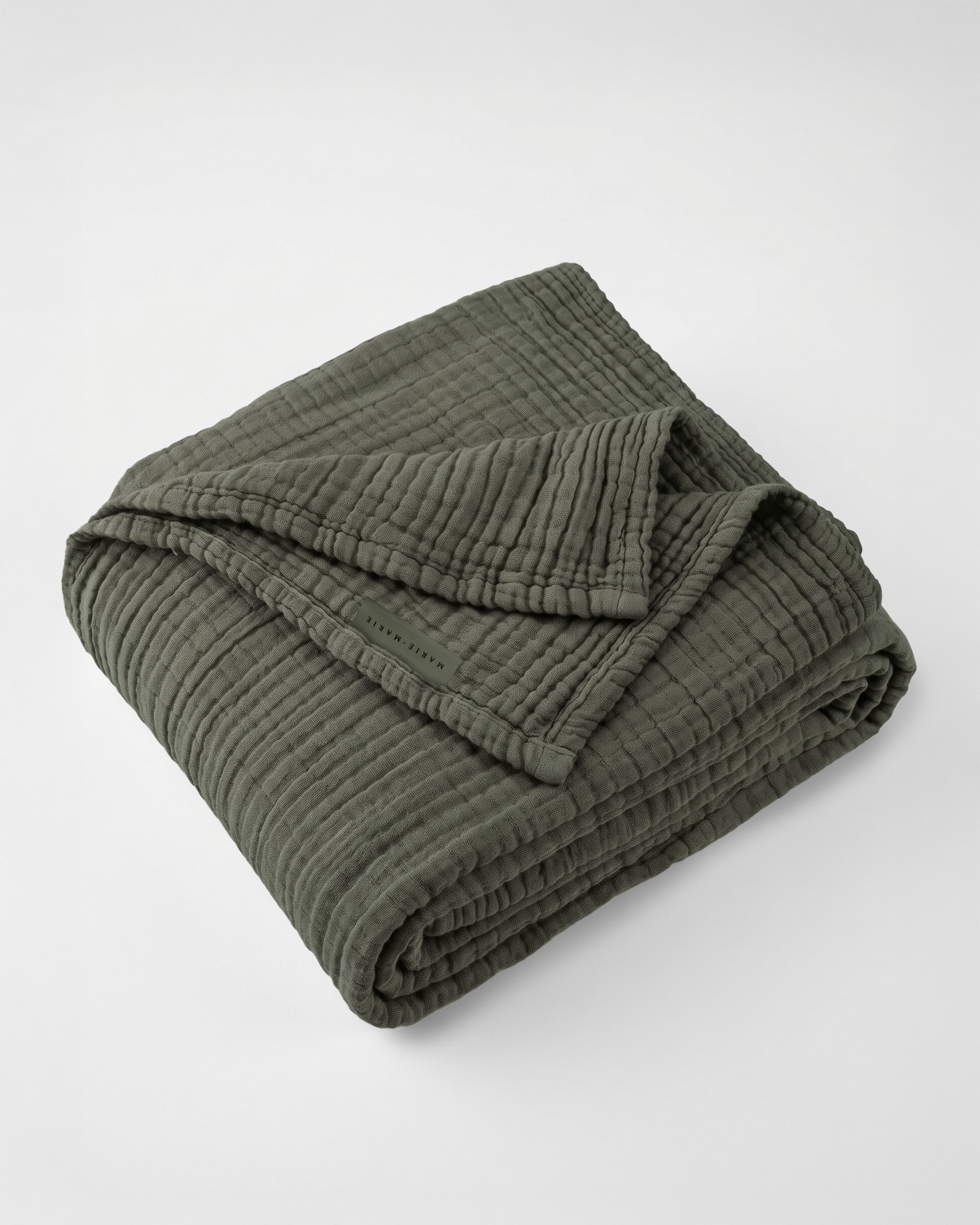 Bedspread VINTAGE COTTON Khaki Green