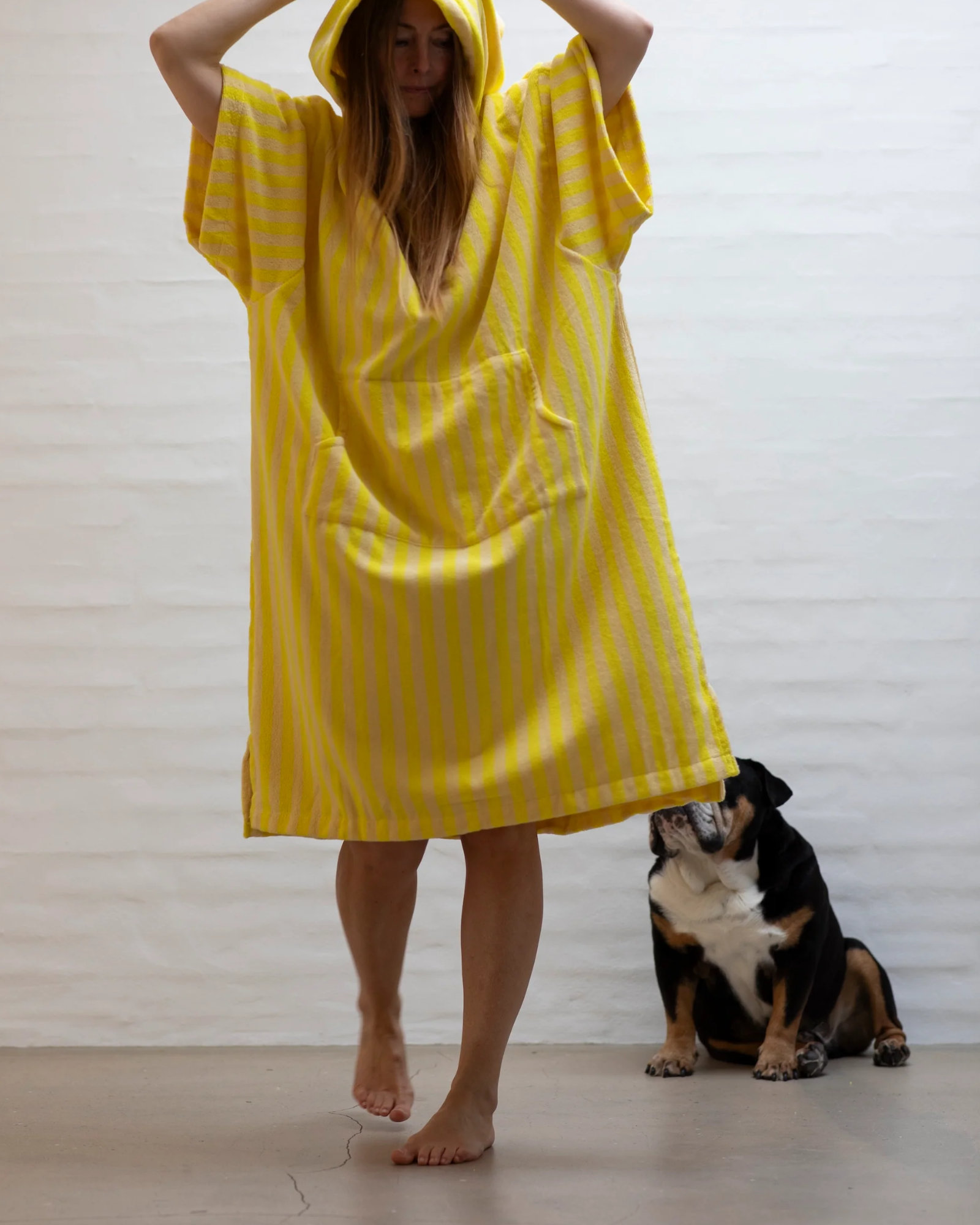 Poncho NARAM Pristine & Neon yellow