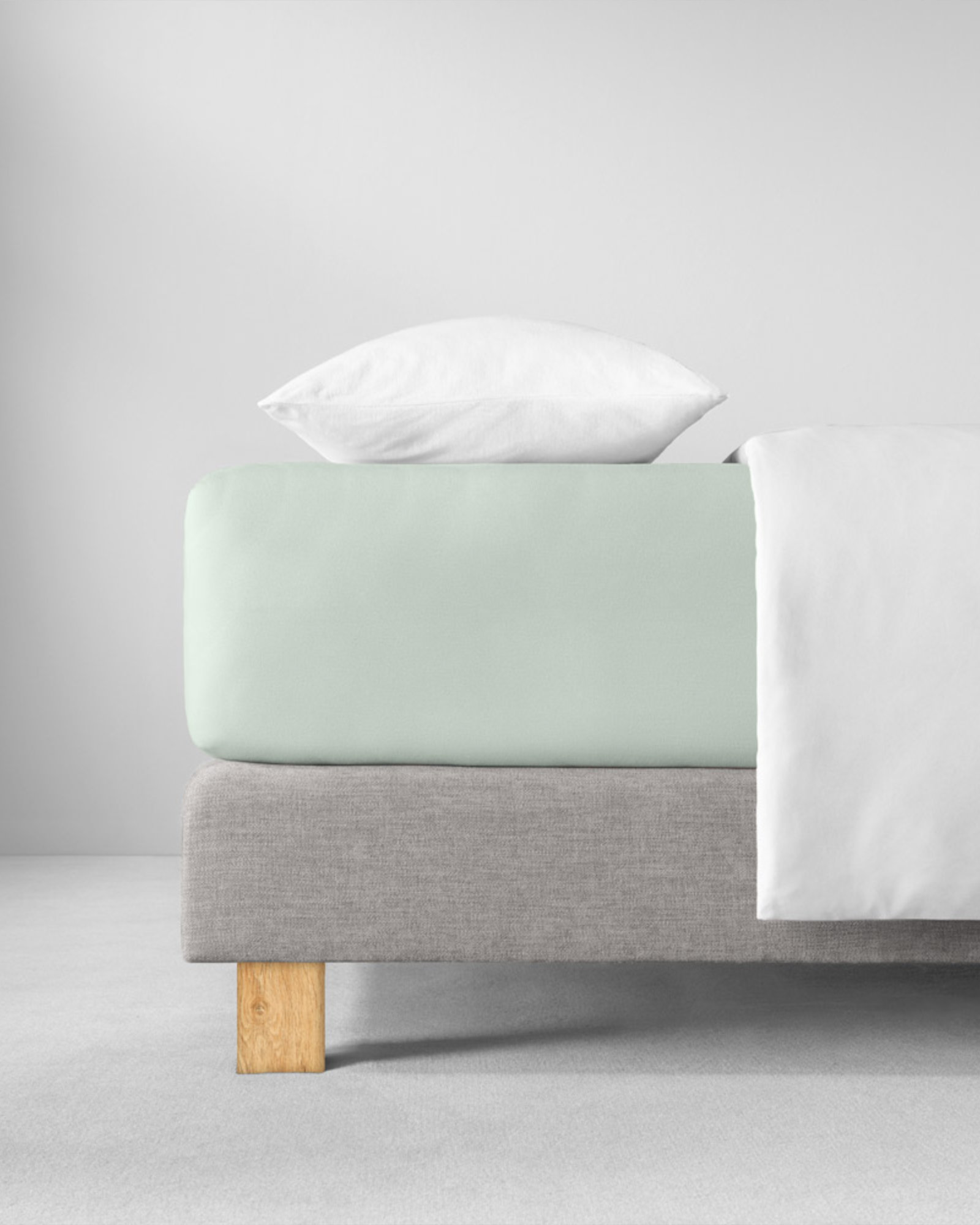 Fitted sheet JERSEY jade