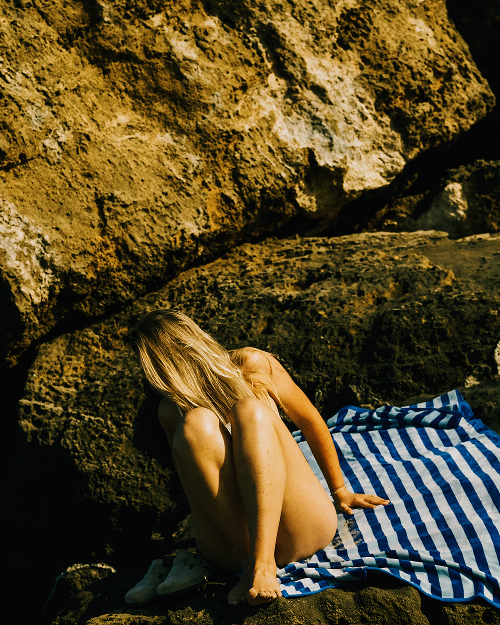 Drap de plage CABANE Mykonos Blue/Atlantic