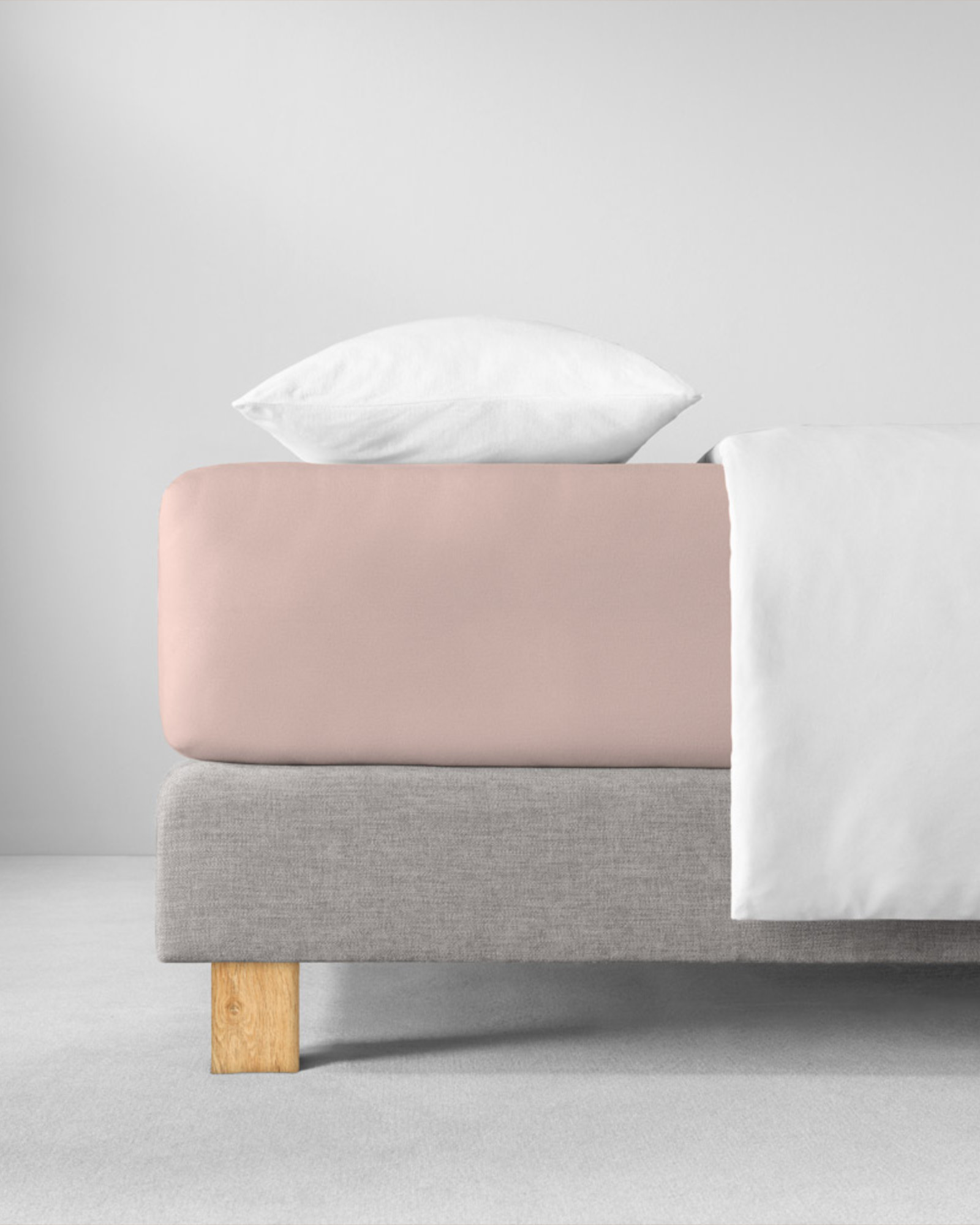 Fitted sheet JERSEY rosa