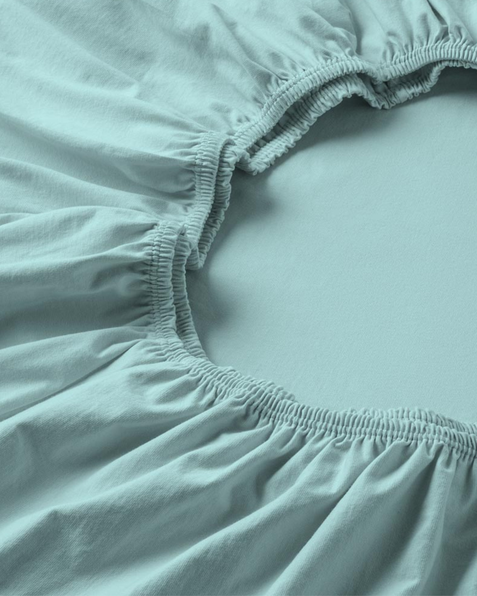 Fitted sheet JERSEY azur