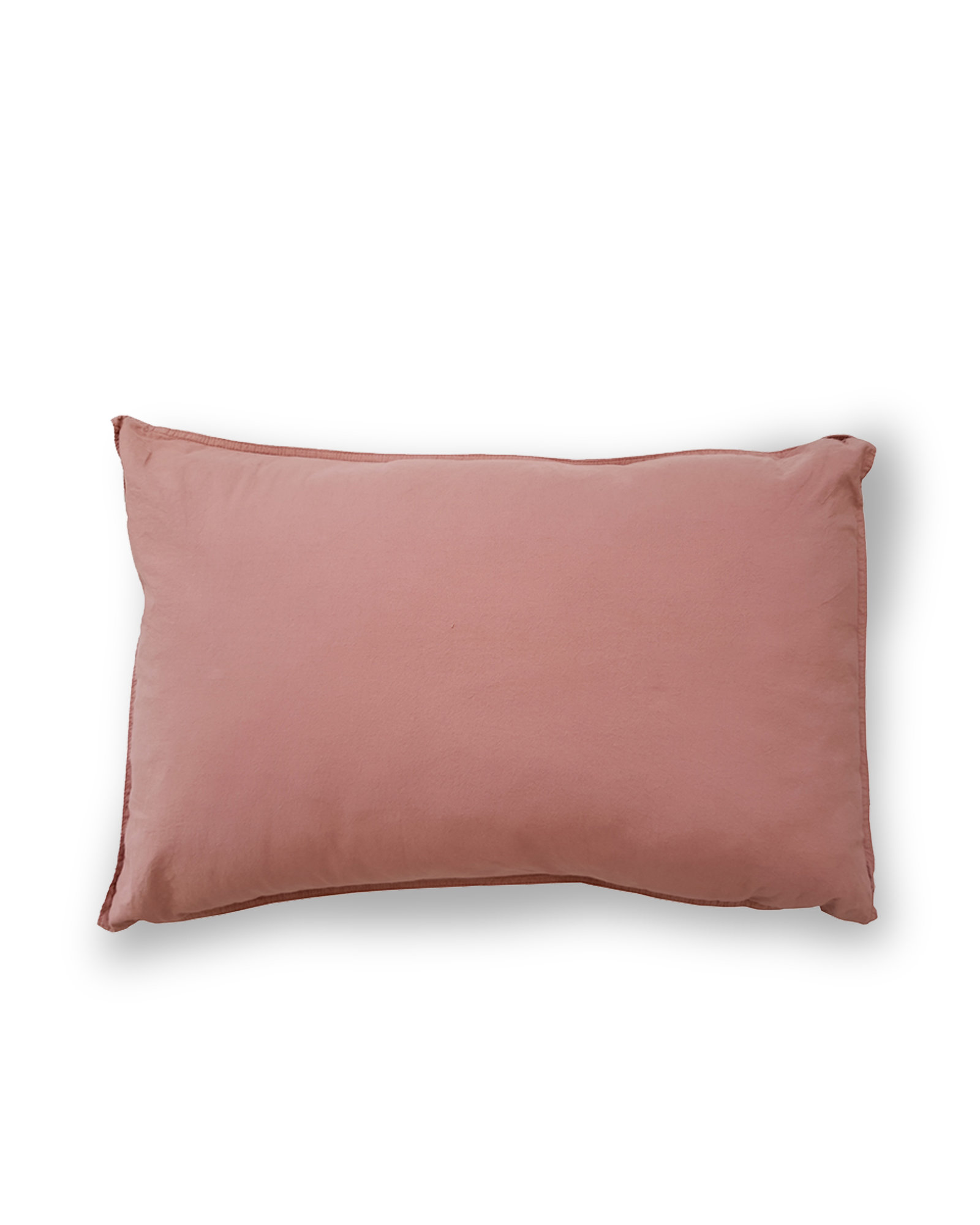 MARIE-MARIE - Coussin VINTAGE COTTON Rosewood - 40x60 cm - Rosewood