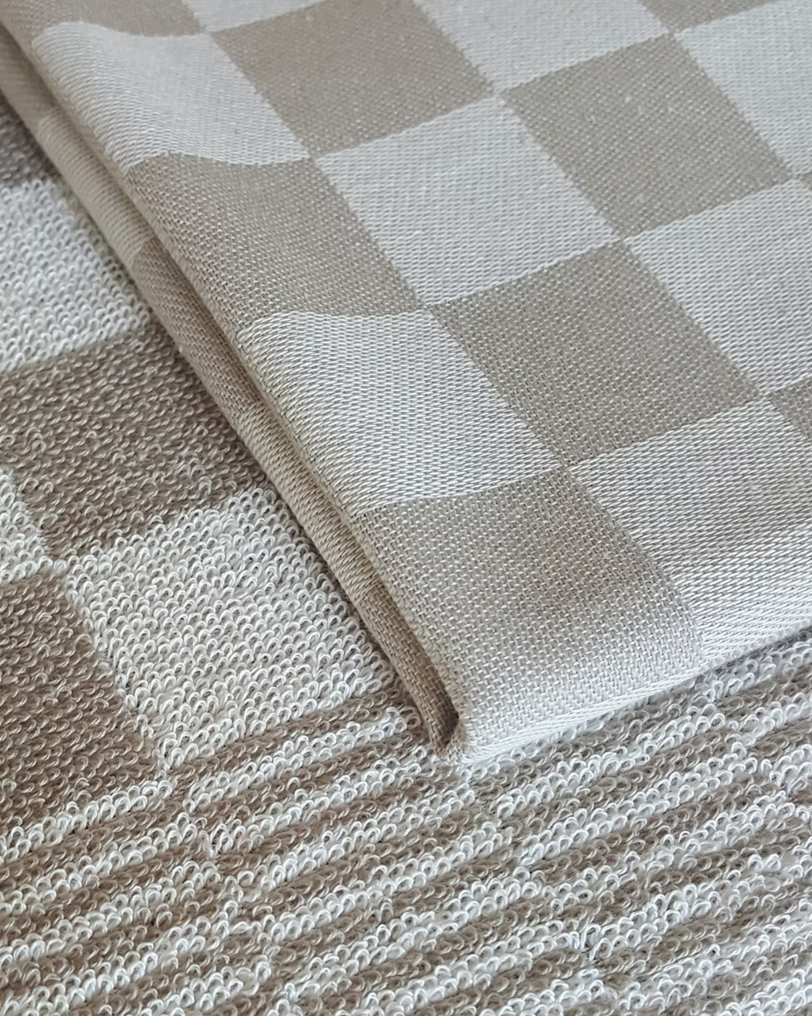 Arli - Keukenhanddoek BARBECUE taupe - 60x65 cm - taupe