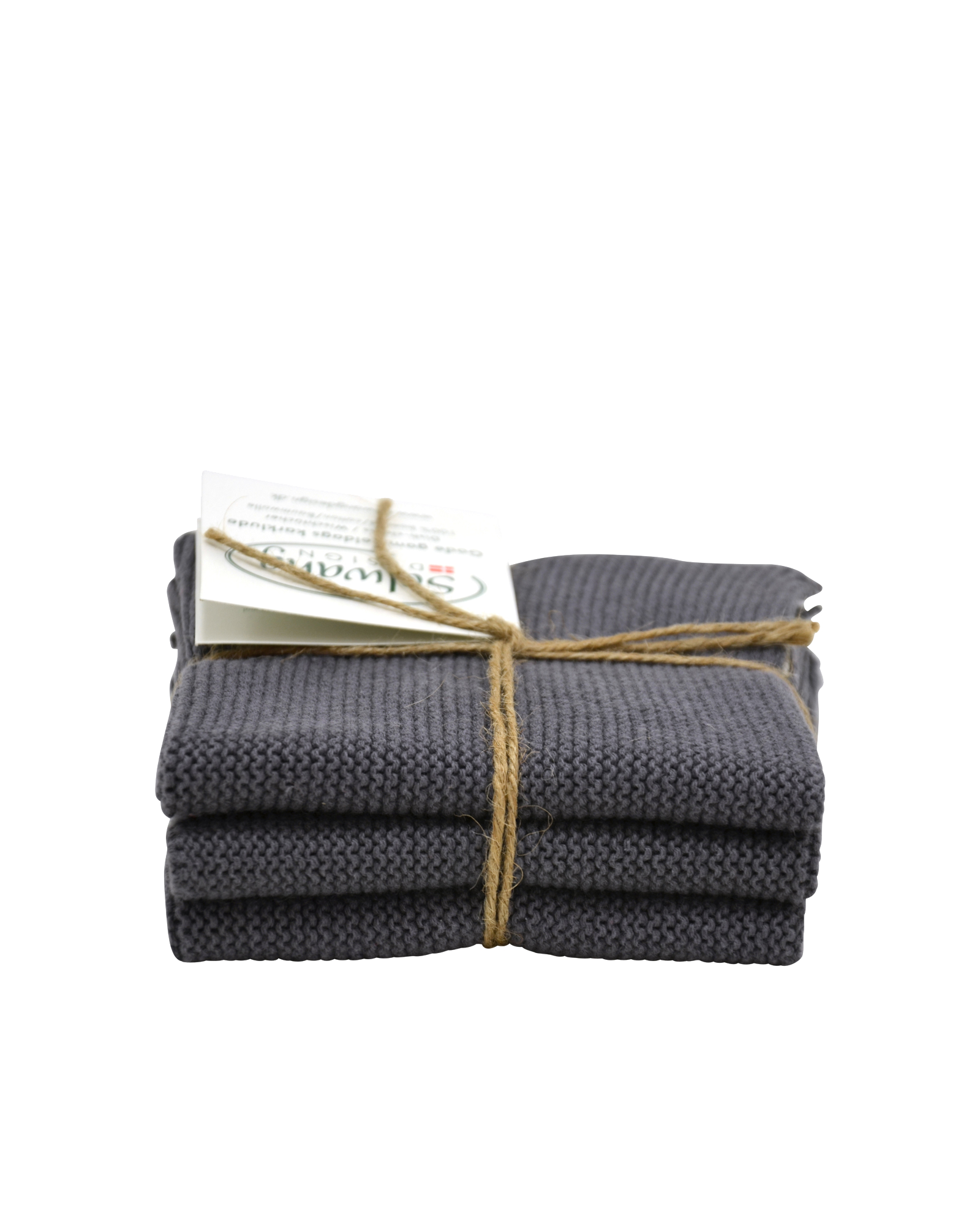 Solwang - Dish cloth SOLWANG - 3st 25x25 cm - Charcoal 993