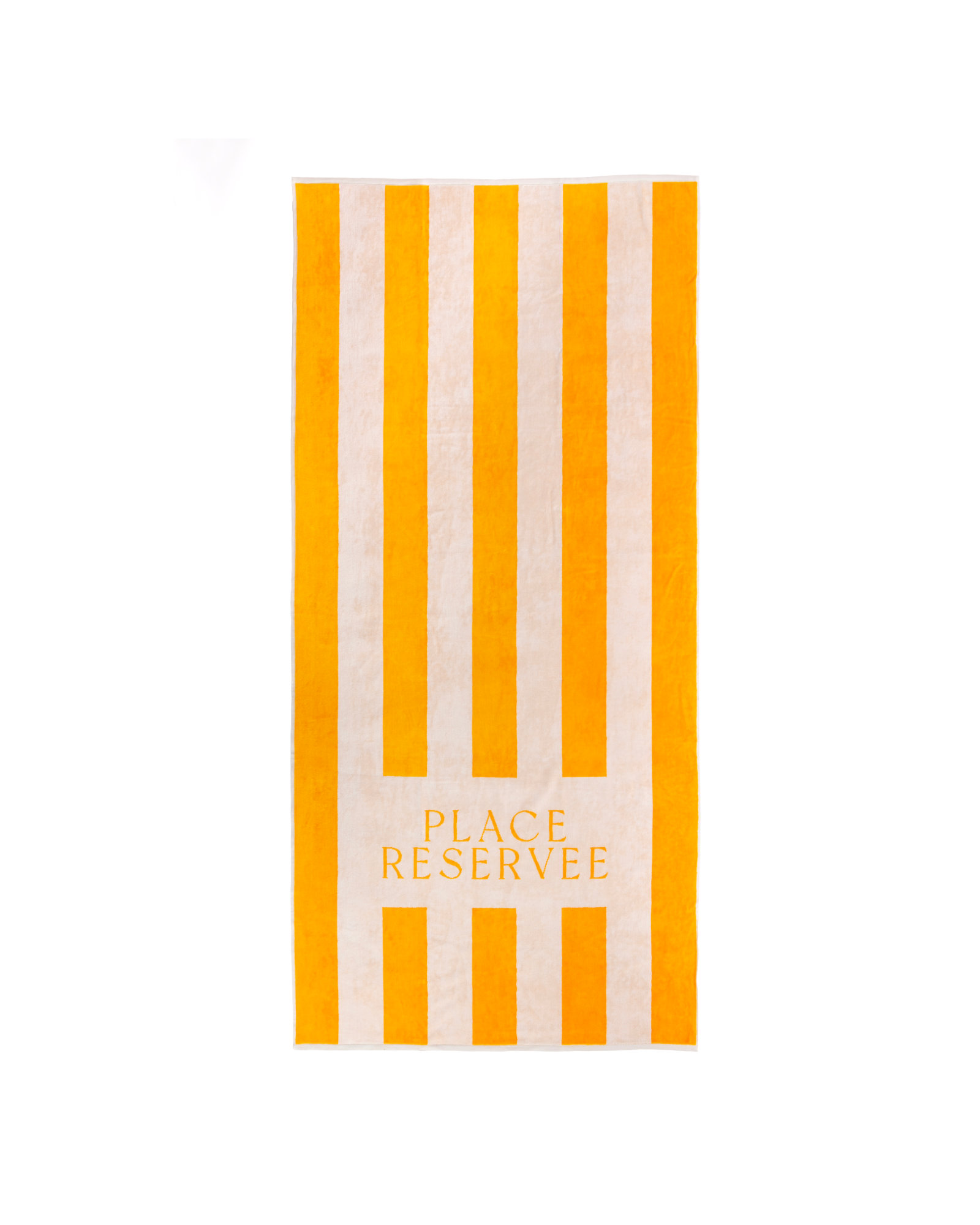Place Reservee - Beach towel PLACE RESERVEE Gold - 65x120 cm Petite - Gold