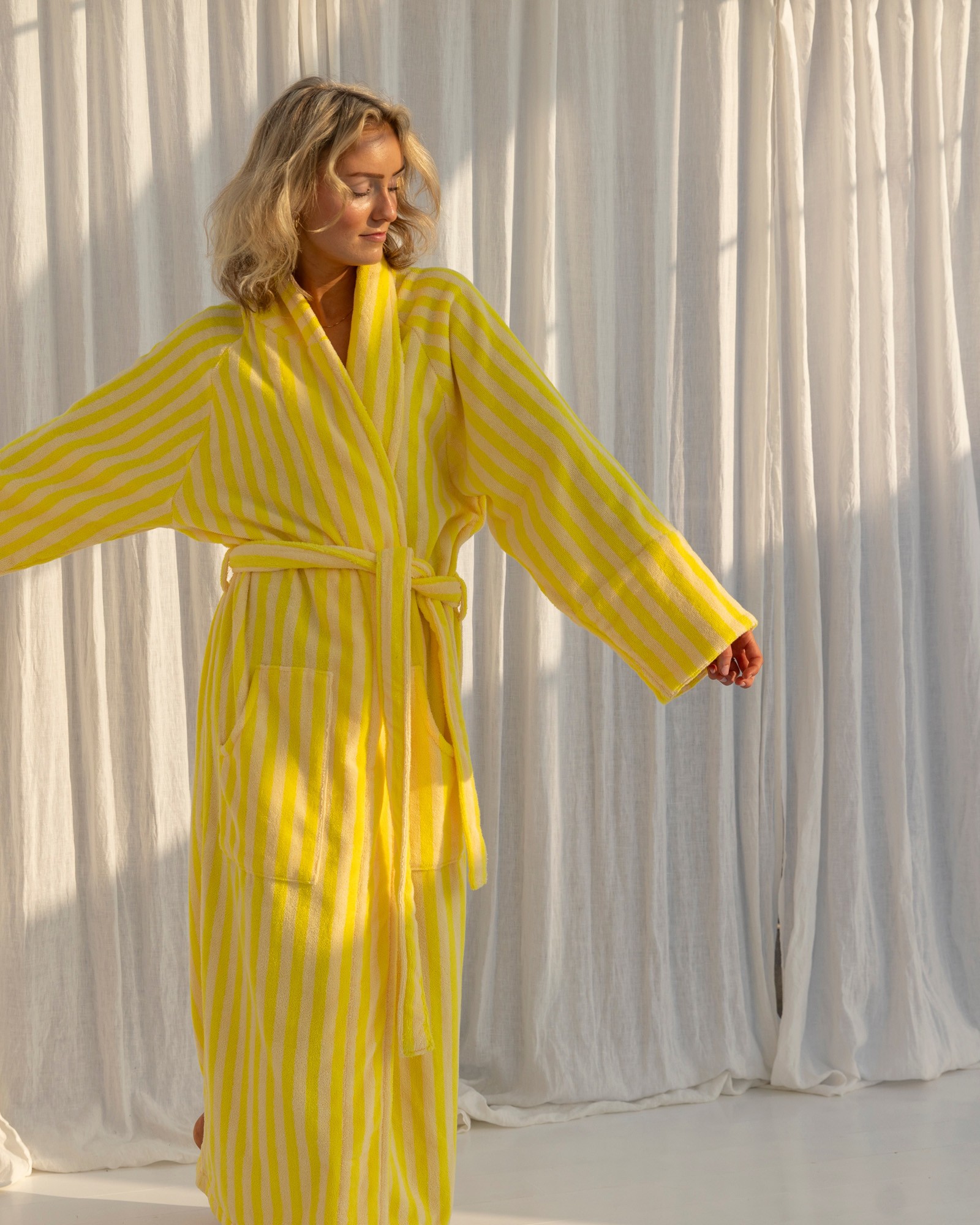 Peignoir NARAM Pristine & Neon yellow