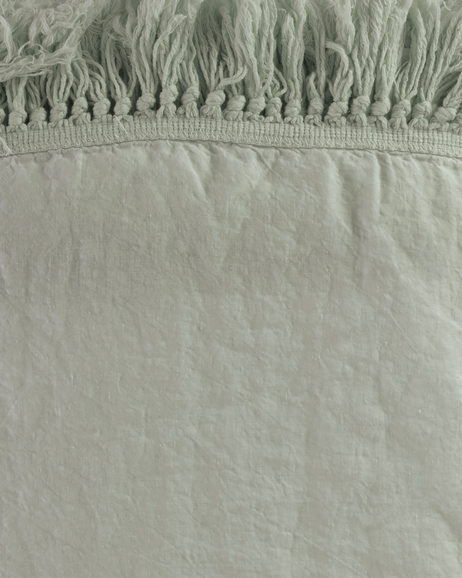 Bedsprei Franje LINEN STORIES Seagrass