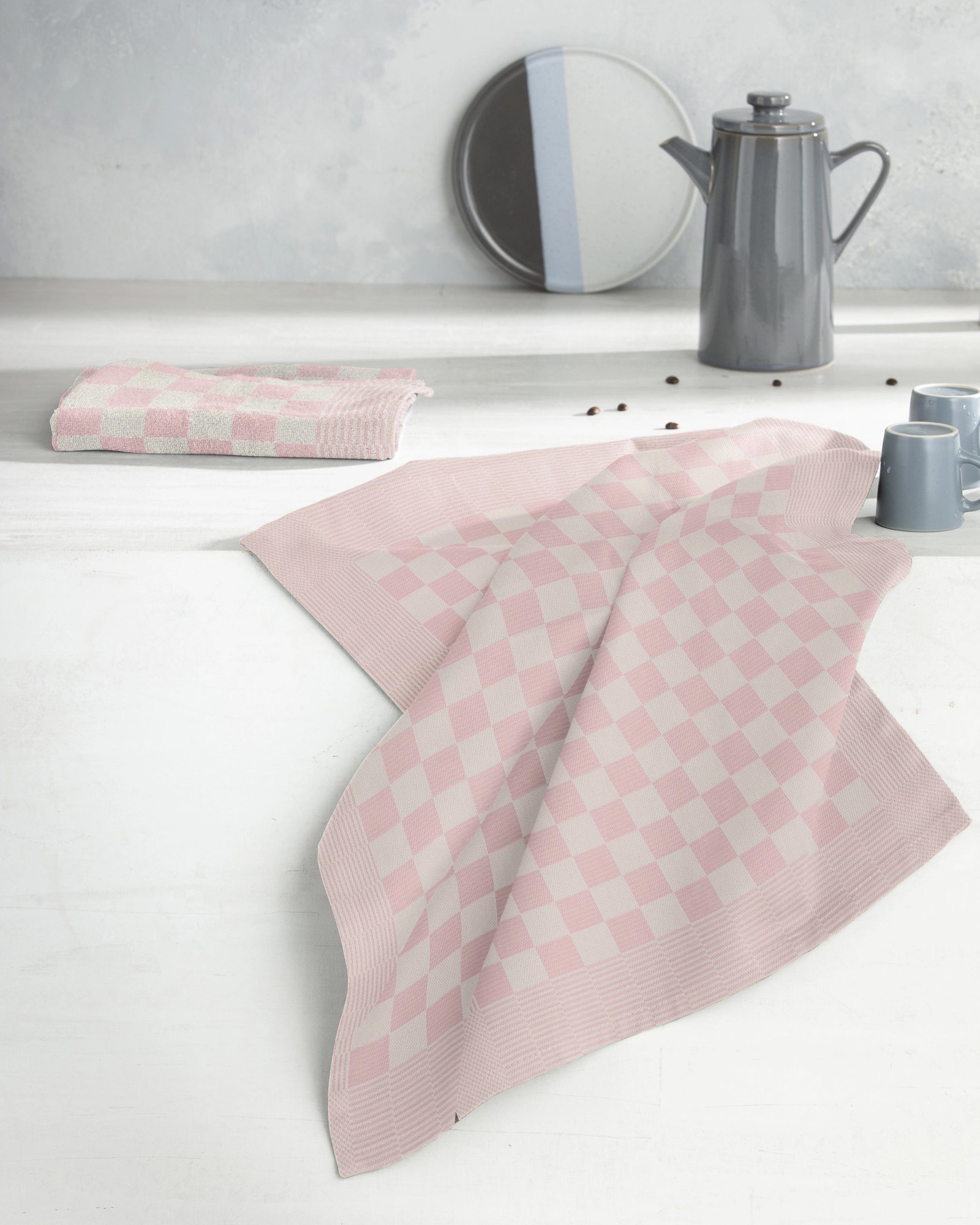 Torchon BARBECUE Pastel Pink