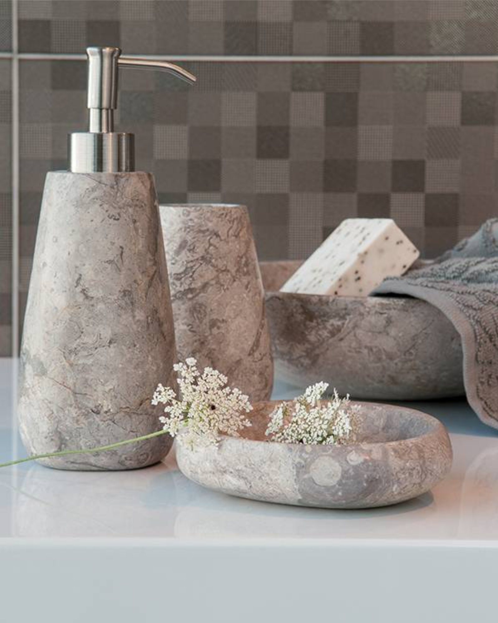 Porte-brosse à dents CONOR Beige C.15