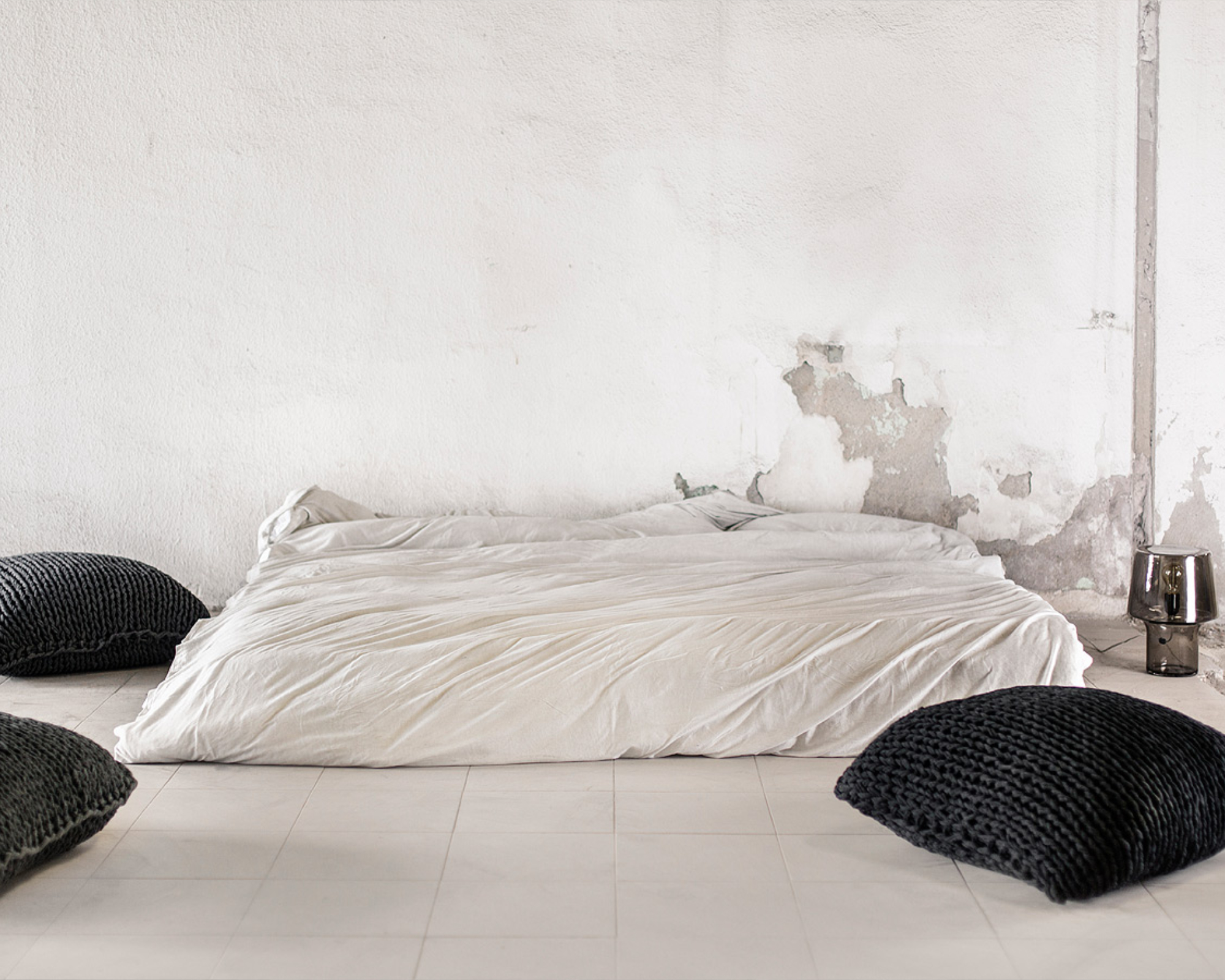 Mikmax - Bed linen set CASTELL - 240x220 cm + 2 slopen 65x65 cm - ivory