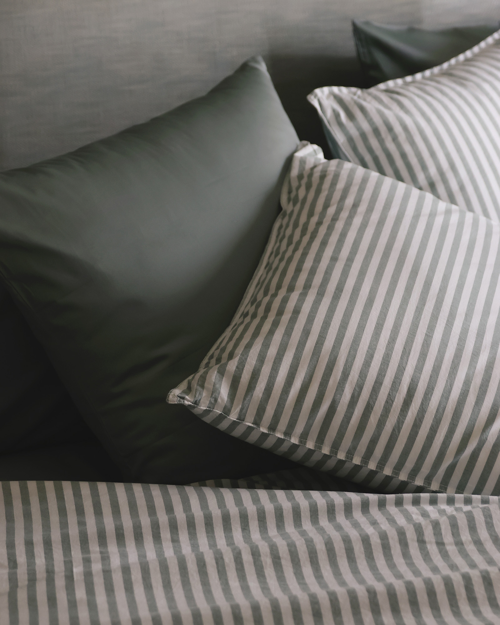 Dekbedset SATI Green Grey