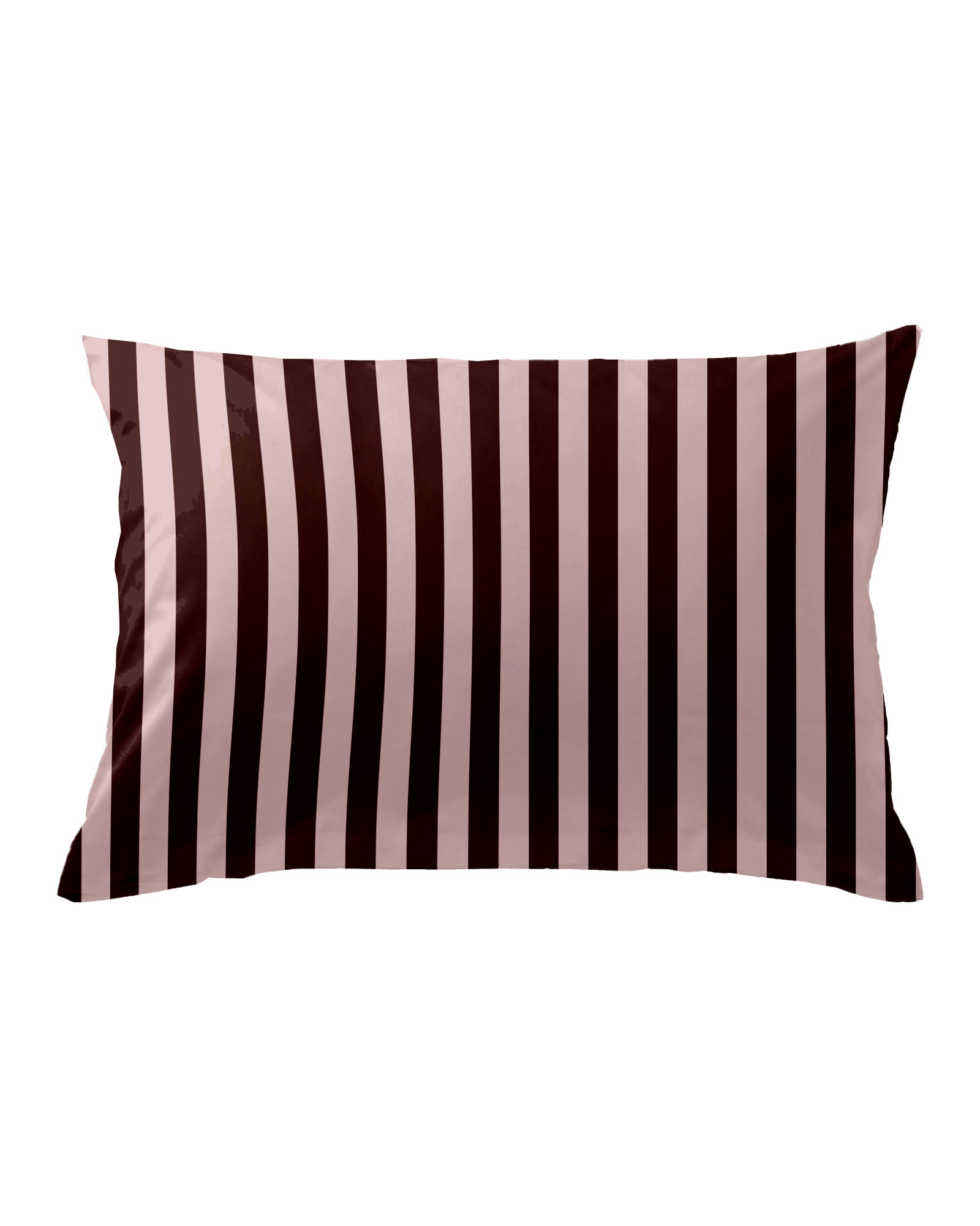 Pillowcase CHARLIE Primrose & Burgundy Brown