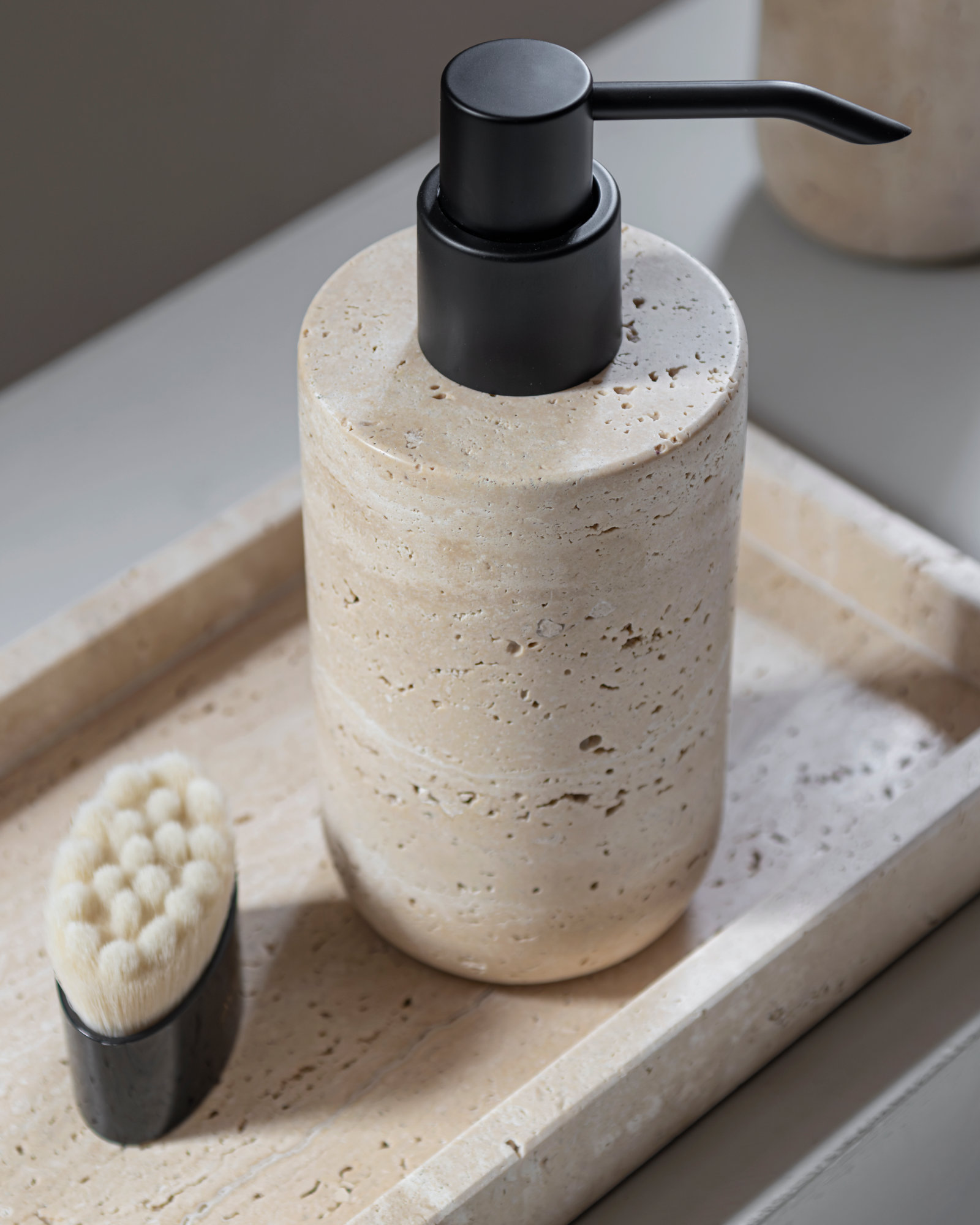 Plateau TRAVERTINE Linen