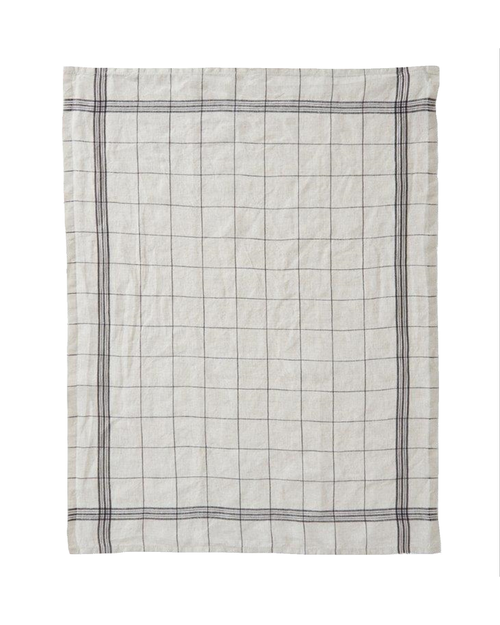 Kitchen towel BISTROT Linen/black
