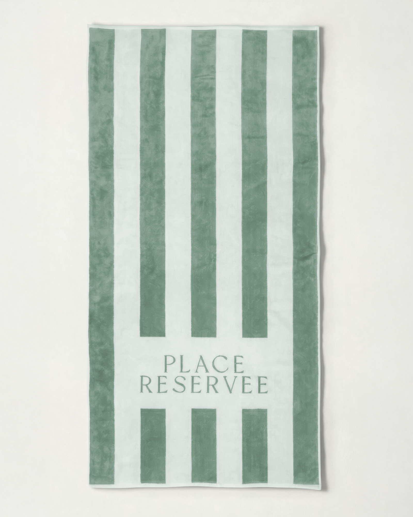 Drap de plage PLACE RESERVEE Eucalyptus 