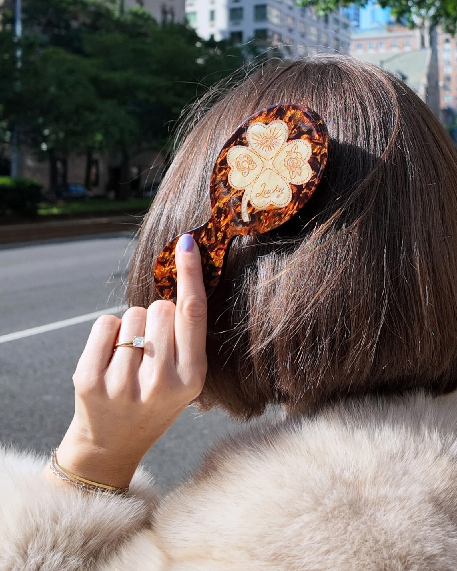 Haarborstel SOLAR ECLIPSE Lucky Charm