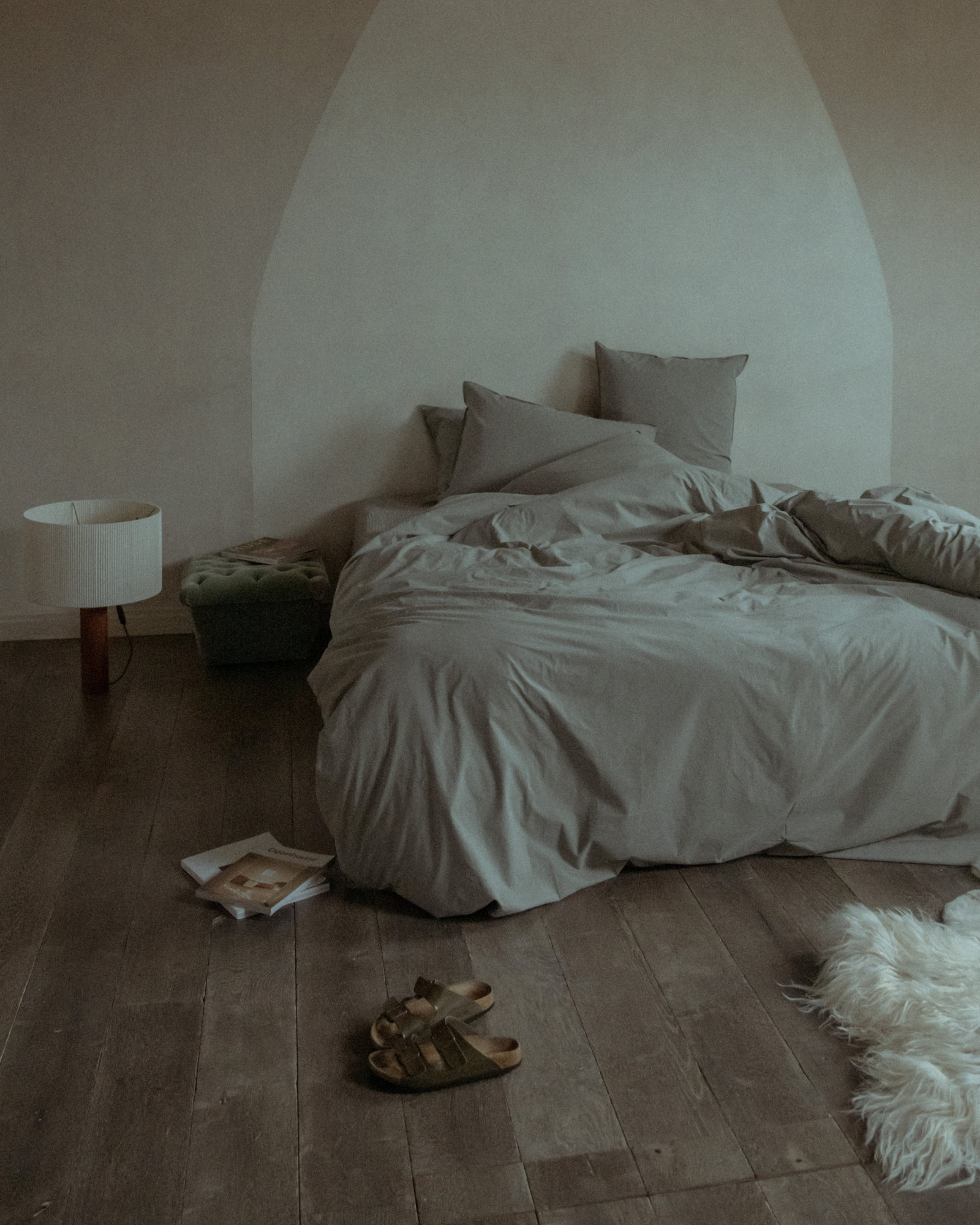 Coussin VINTAGE COTTON Olive